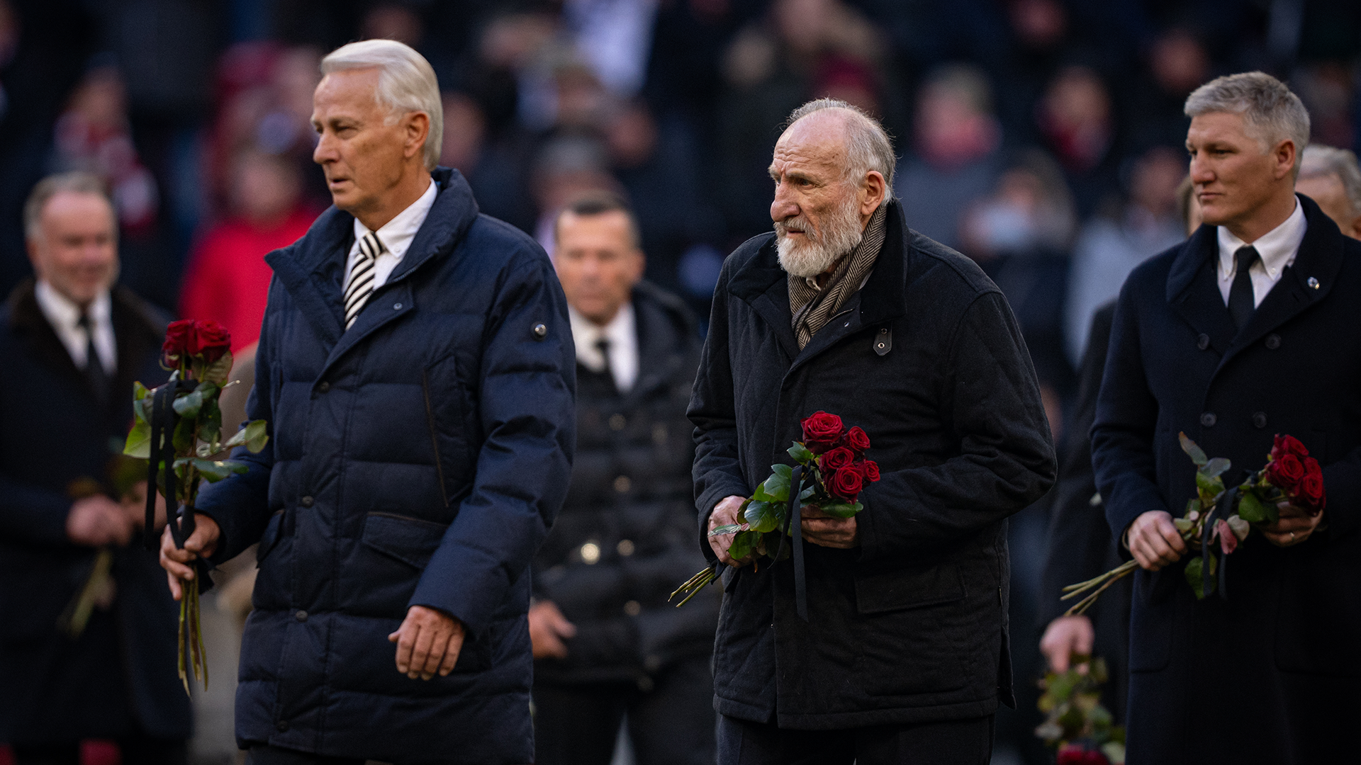 Las imágenes del acto conmemorativo en memoria de Franz Beckenbauer en el Allianz Arena