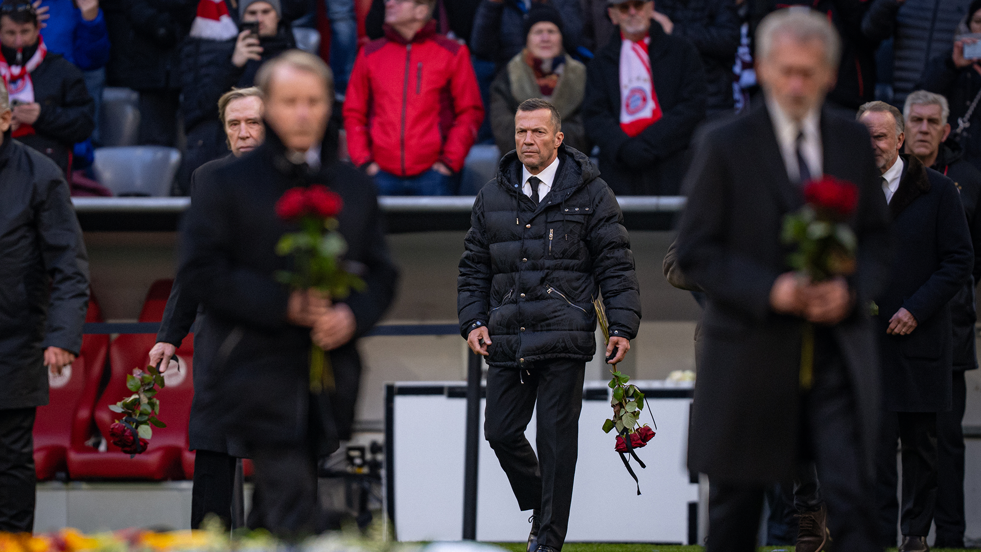 Las imágenes del acto conmemorativo en memoria de Franz Beckenbauer en el Allianz Arena