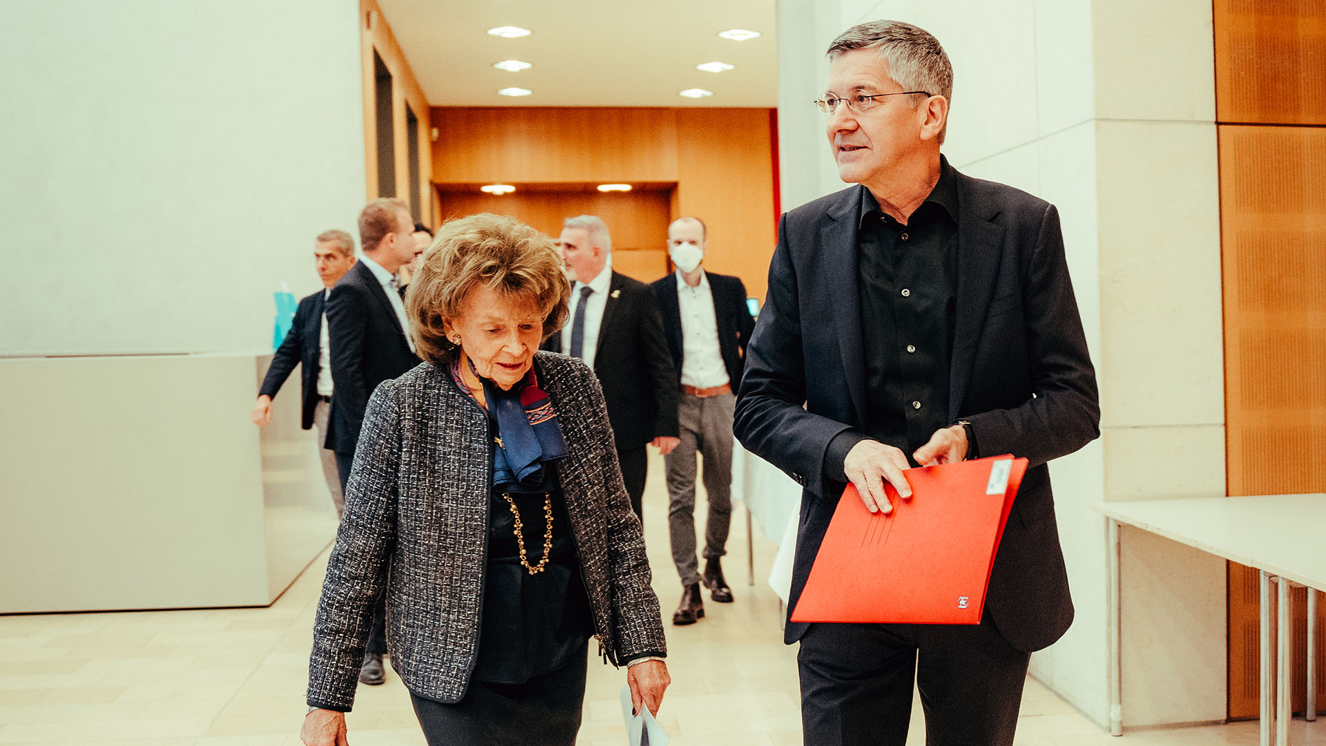 IKGM-Präsidentin Charlotte Knobloch und FCB-Präsident Herbert Hainer