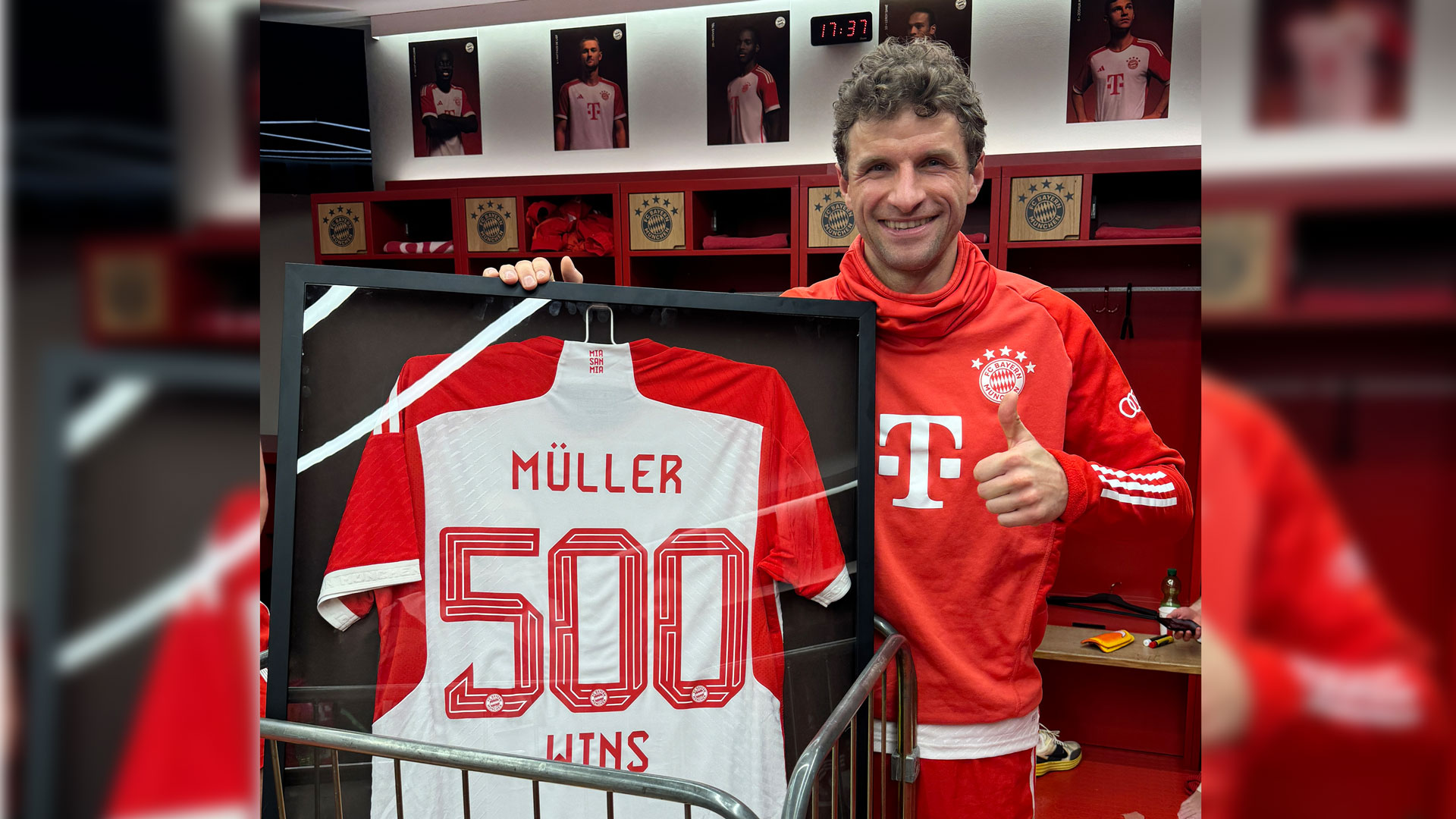 Thomas Müller FC Bayern 500. Sieg