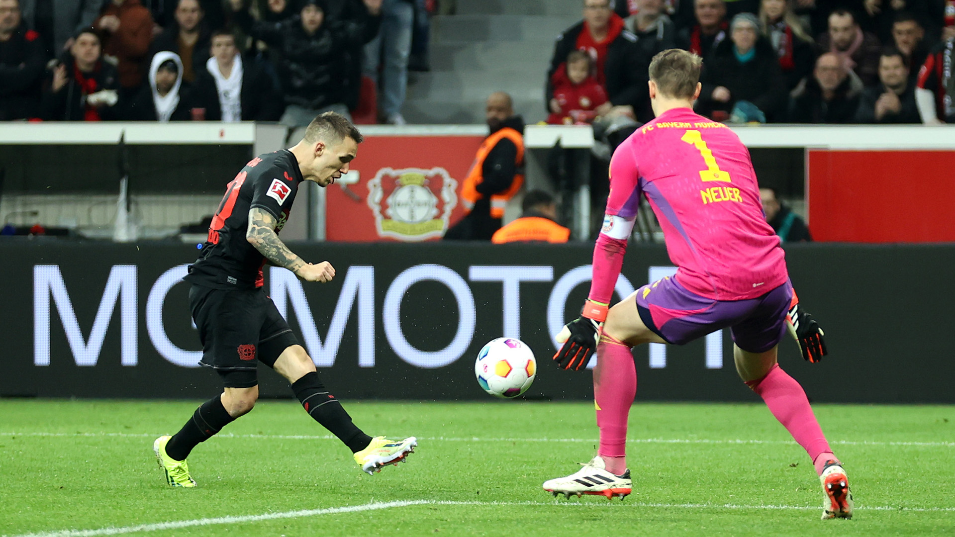 Jugada partido Bundesliga Bayer 04 Leverkusen FC Bayern