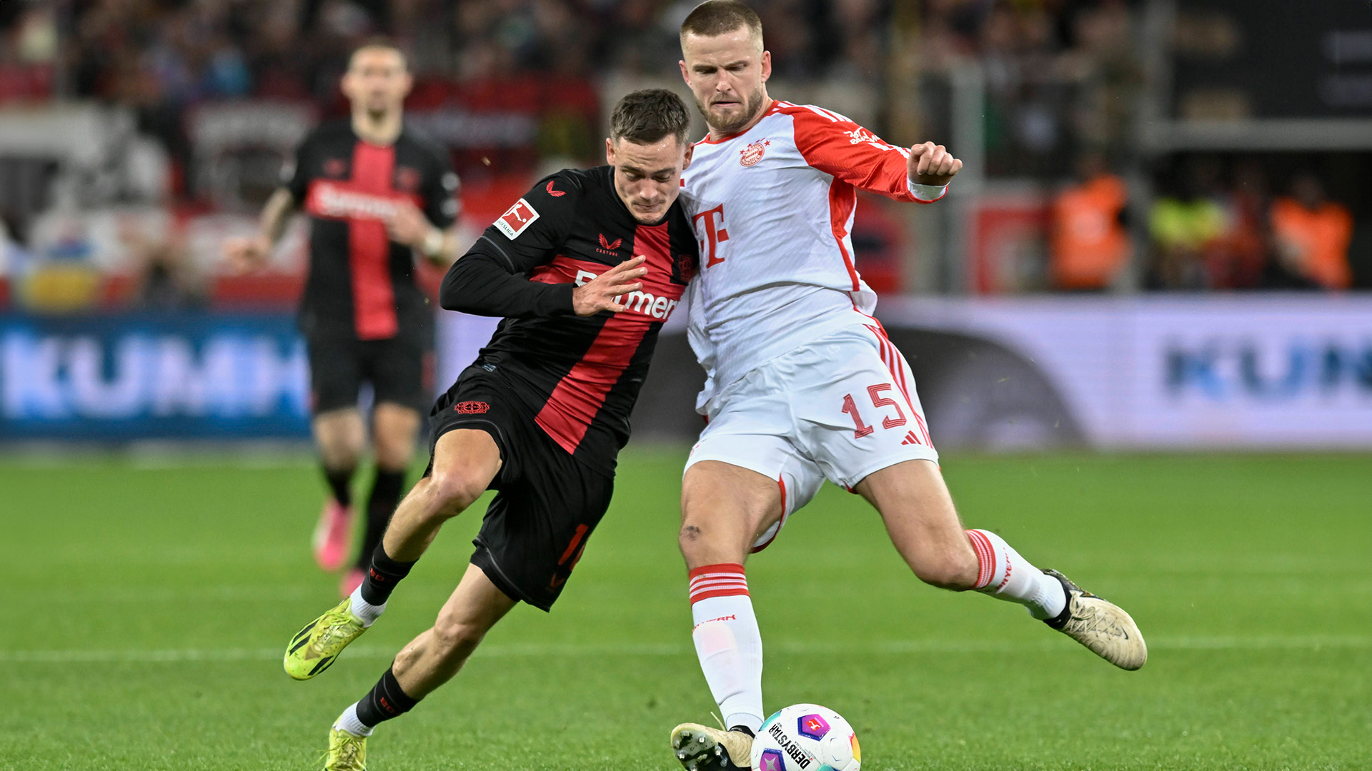 Eric Dier im Duell mit Florian Wirtz