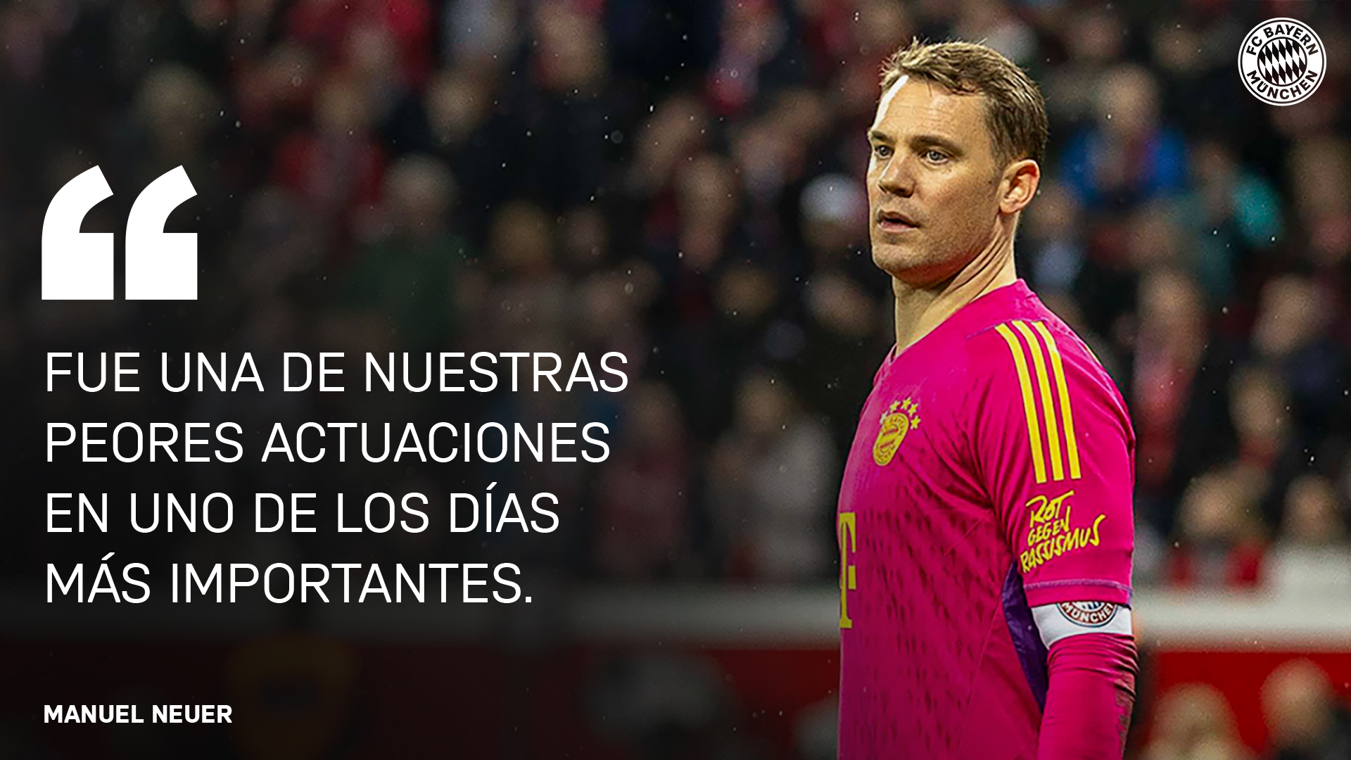 Manuel Neuer sobre partido Bundesliga ante Bayer 04 Leverkusen