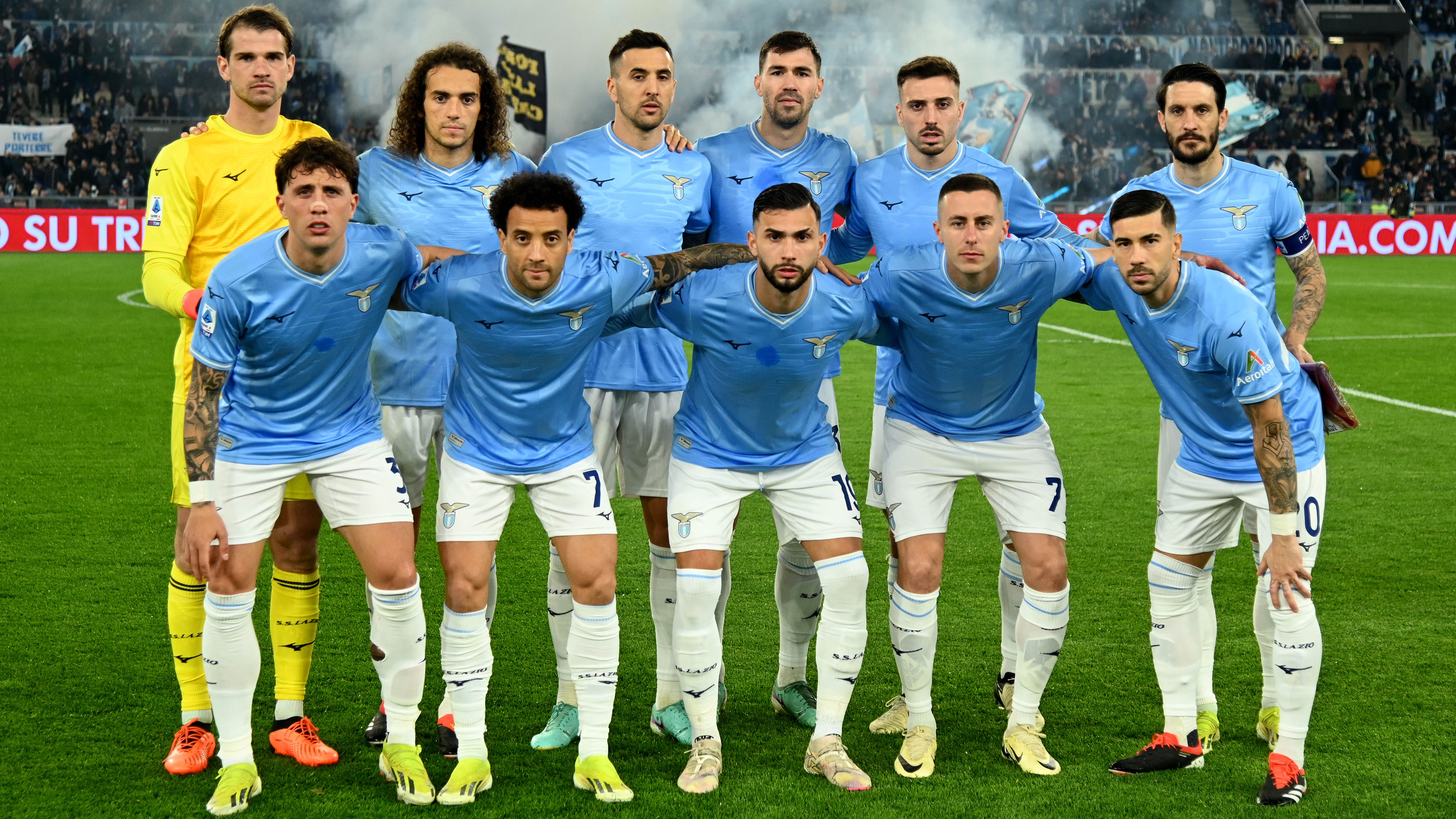 Lazio Rom gegen AC Mailand.