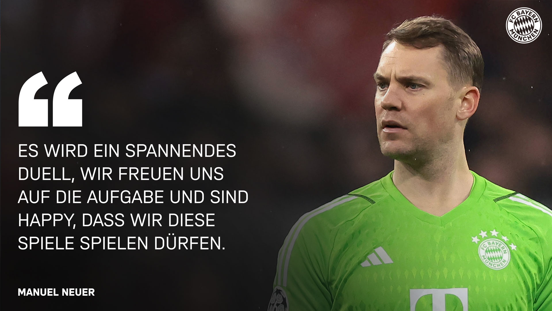 Manuel Neuer zur CL-Auslosung