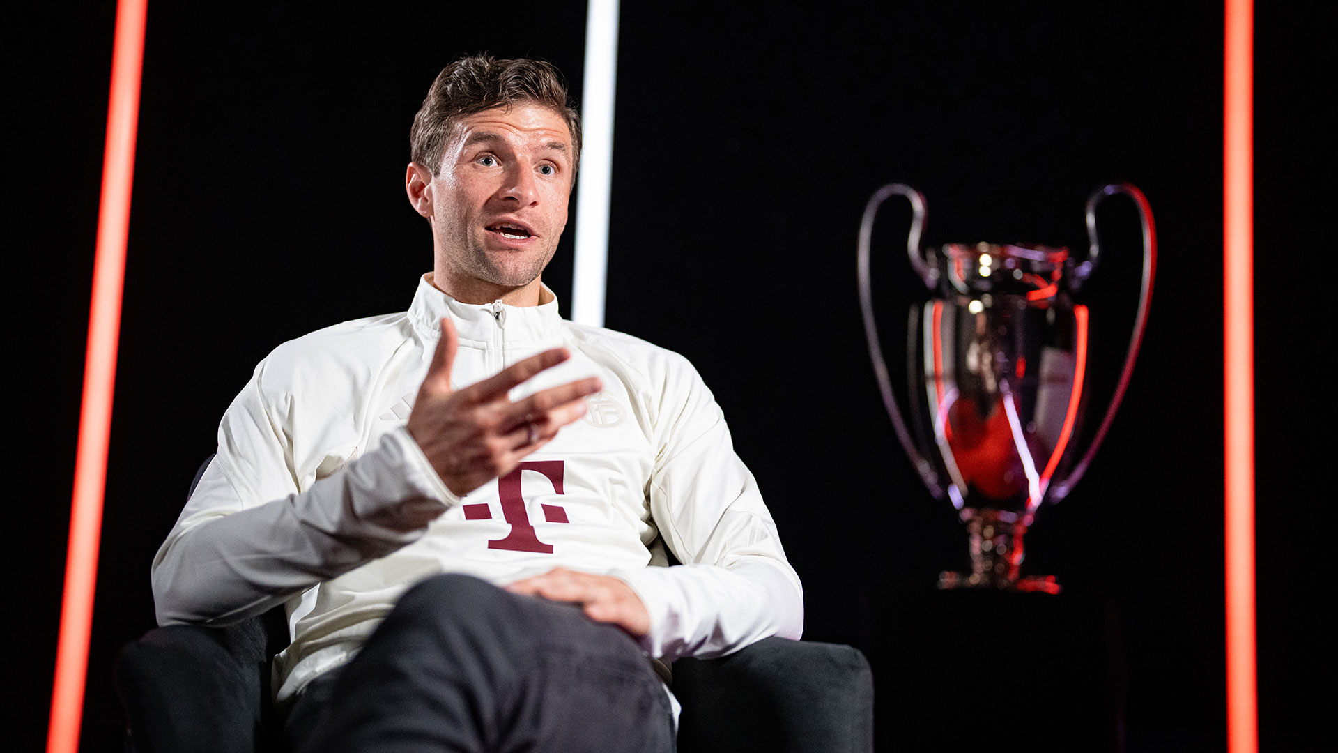 Thomas Müller über den FC Arsenal und das Los des FC Bayern im Champions League-Viertelfinale