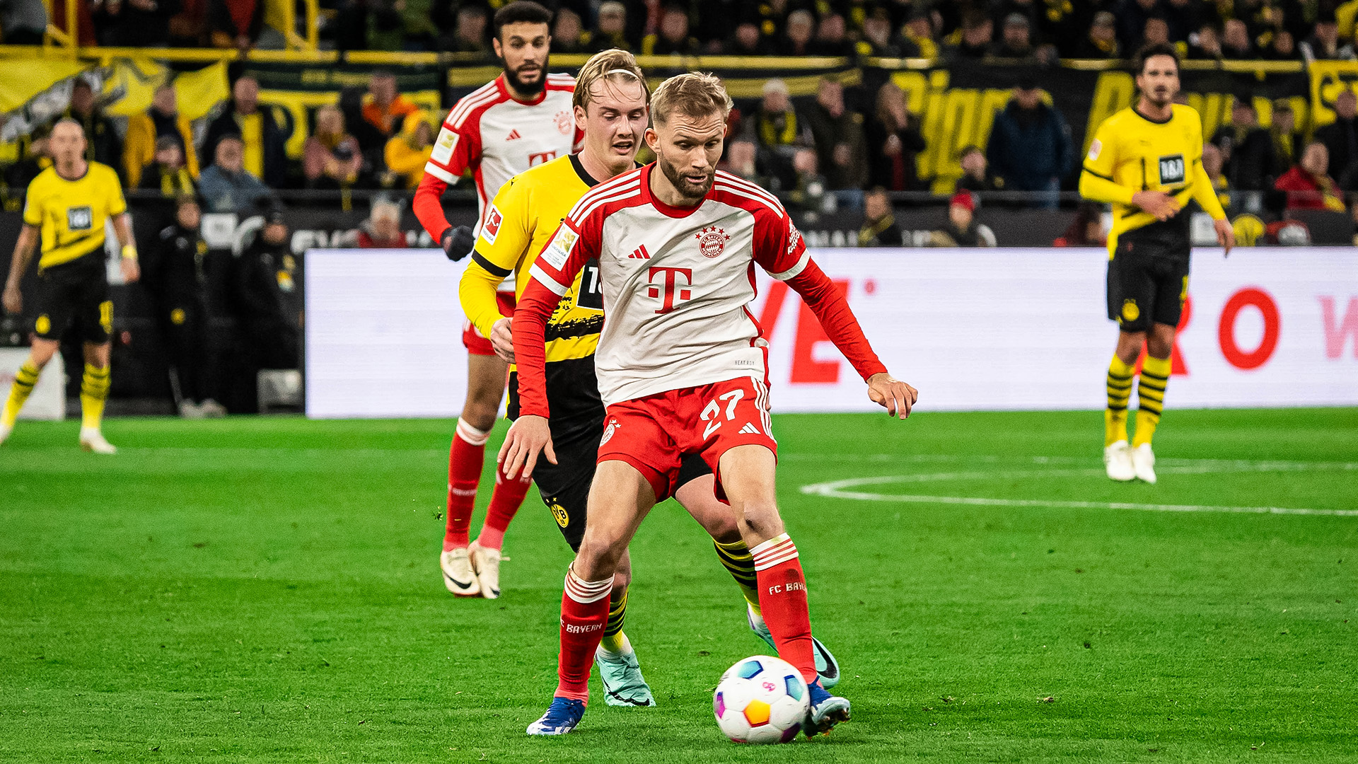 4:0 schlugen die Bayern um Konrad Laimer den BVB im Hinspiel.