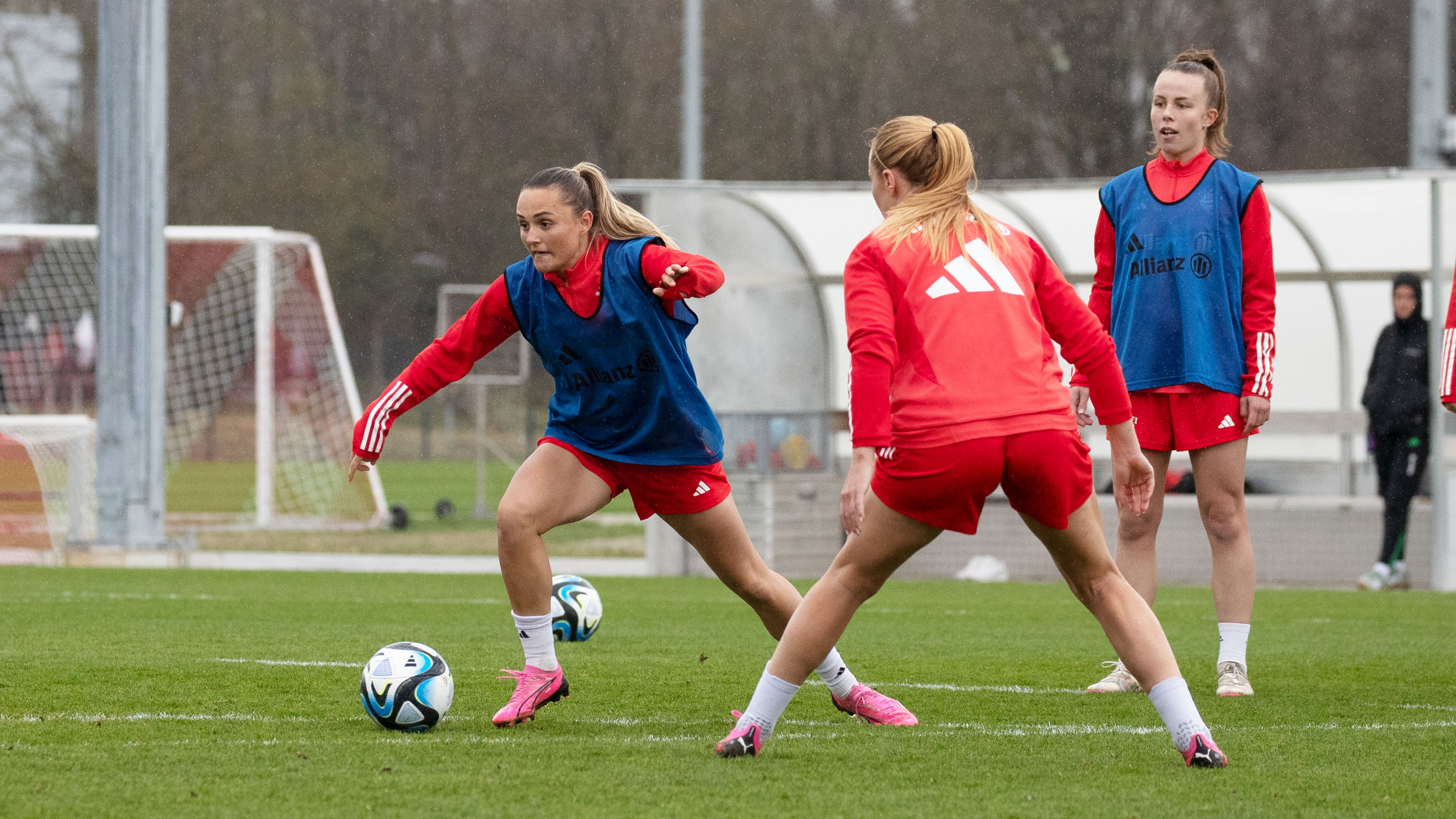 Sam Kerr im Training der FC Bayern Frauen