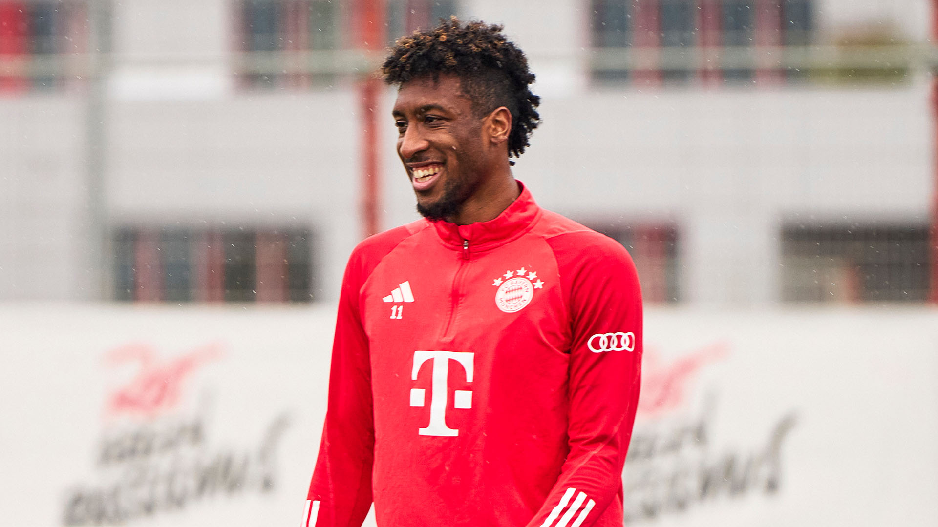 Kingsley Coman Training FC Bayern