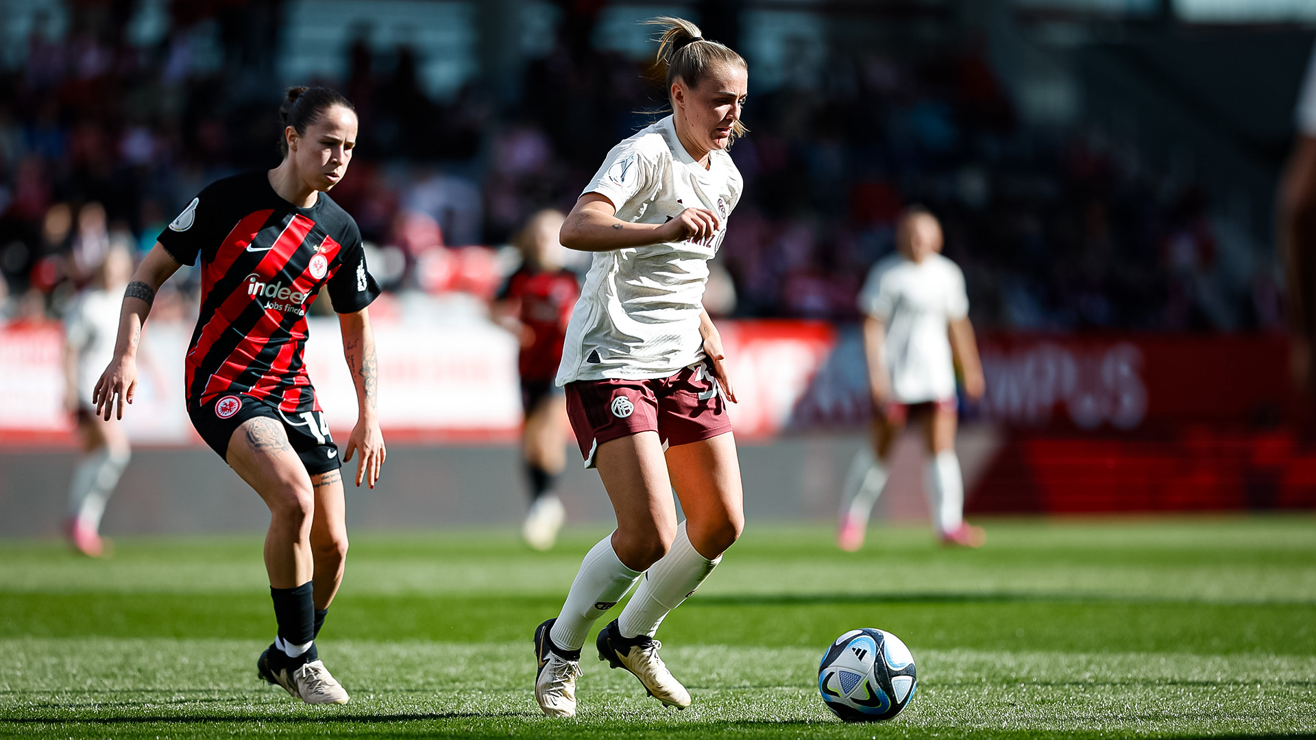 Georgia Stanway, FC Bayern Women in the cup semi-final against Eintracht Frankfurt