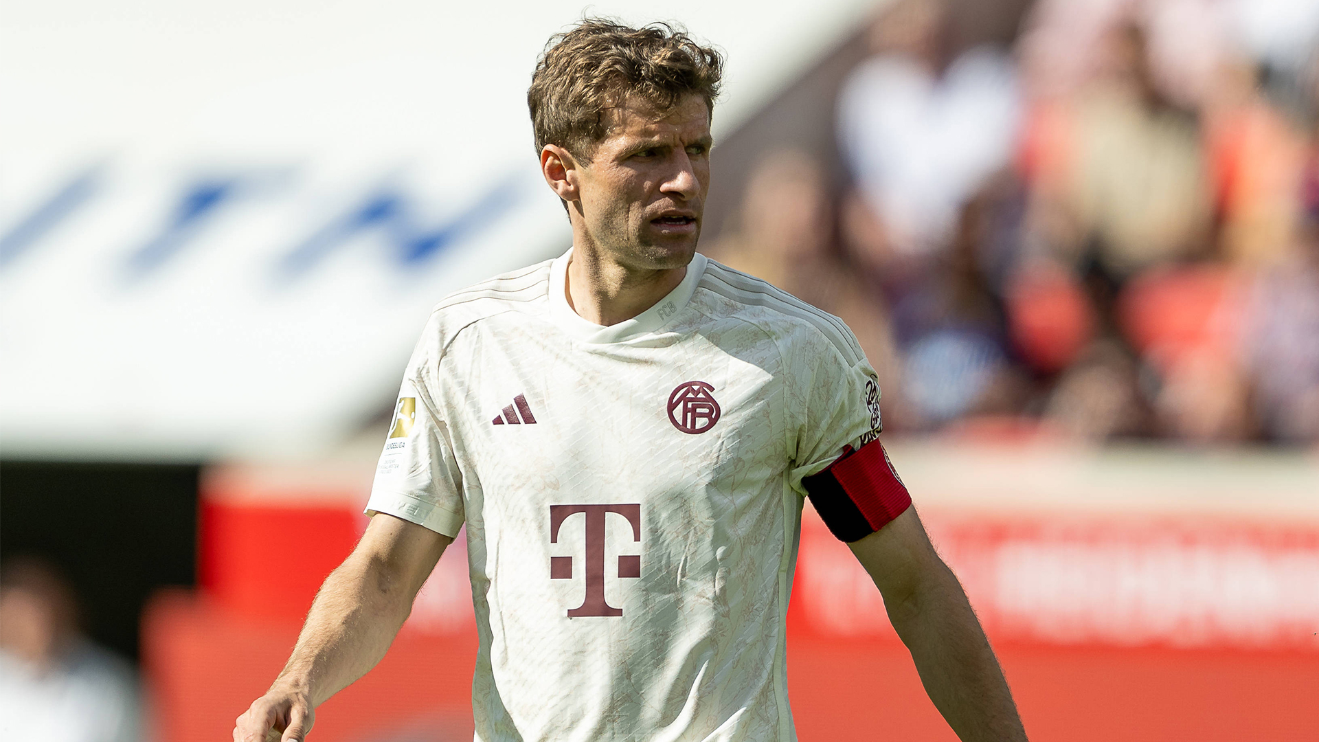 FC Bayern’s Thomas Müller in the Bundesliga match against Heidenheim