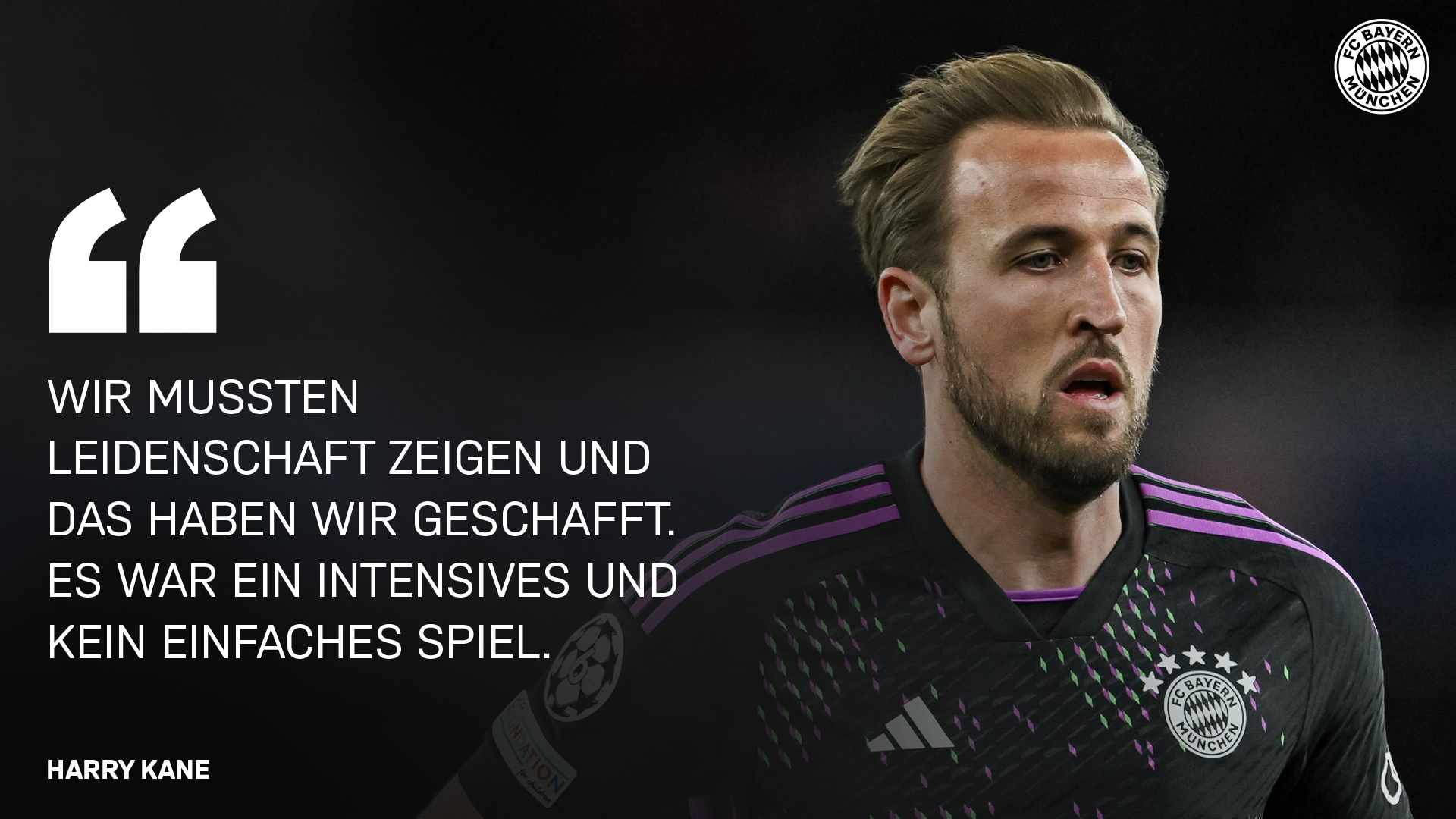 Harry Kane zum Viertelfinal-Hinspiel des FC Bayern beim FC Arsenal in der Champions League