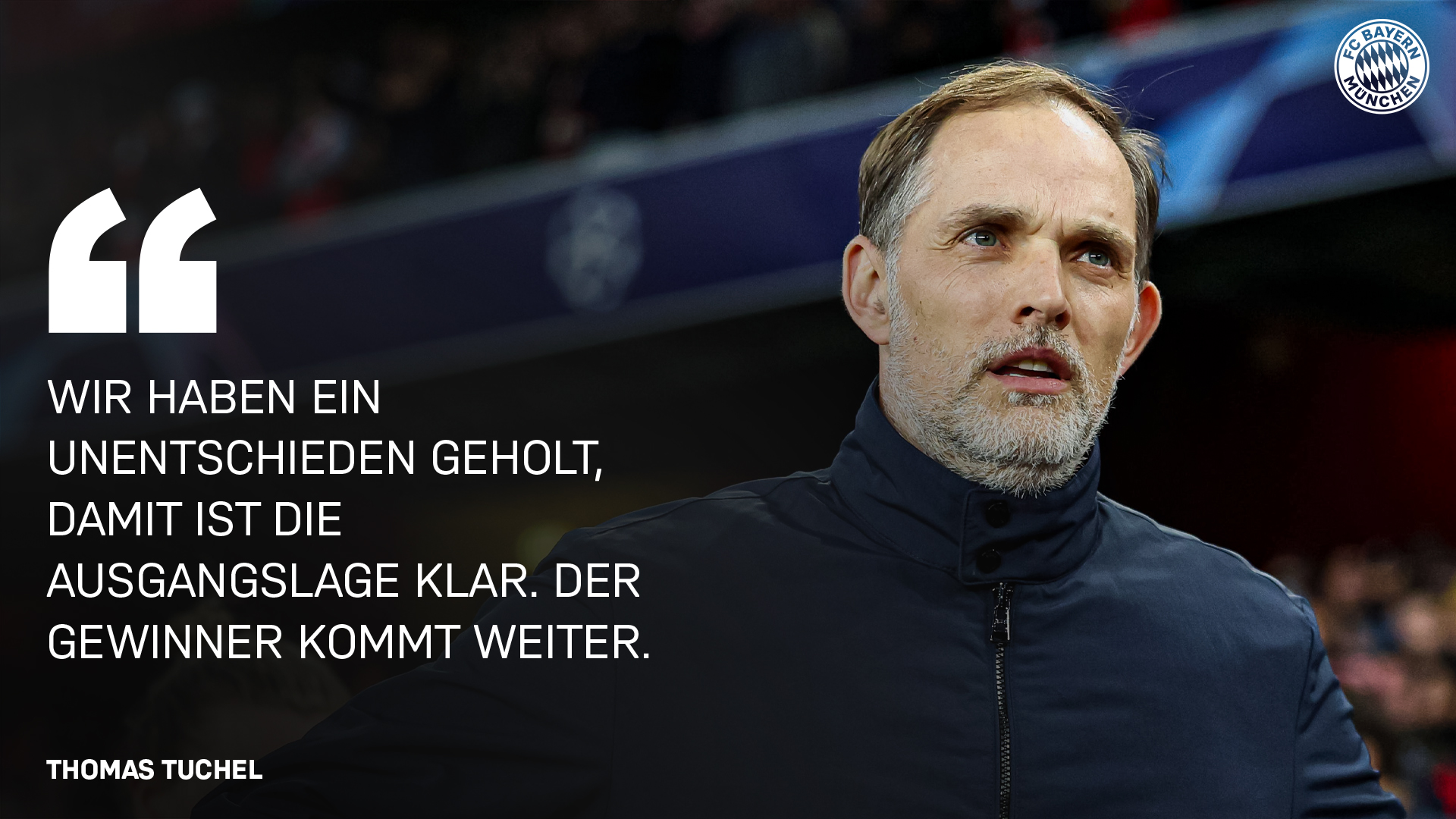 Thomas Tuchel zum Viertelfinal-Hinspiel des FC Bayern beim FC Arsenal in der Champions League