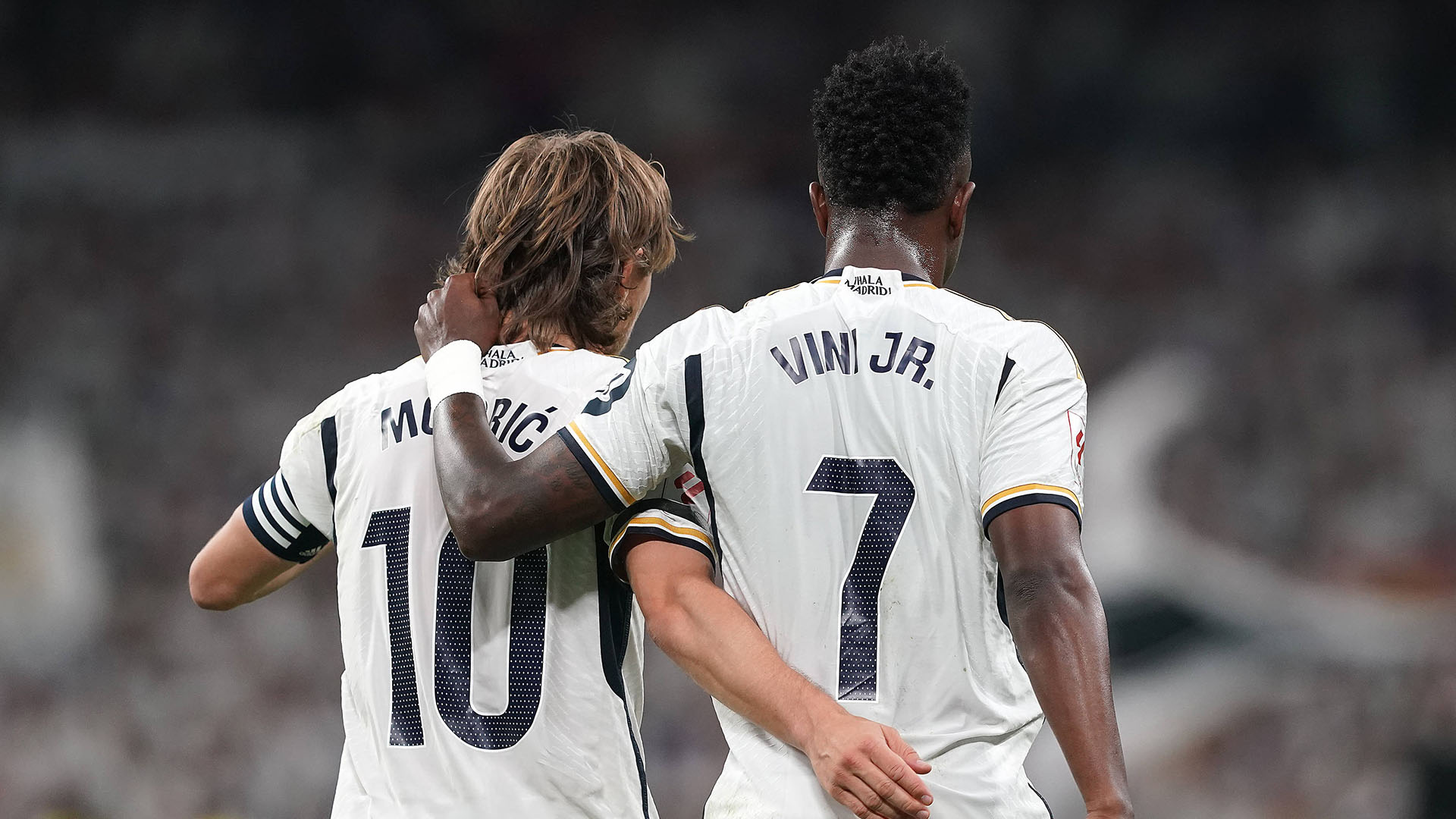 Luka Modric Vinicius Junior Real Madrid