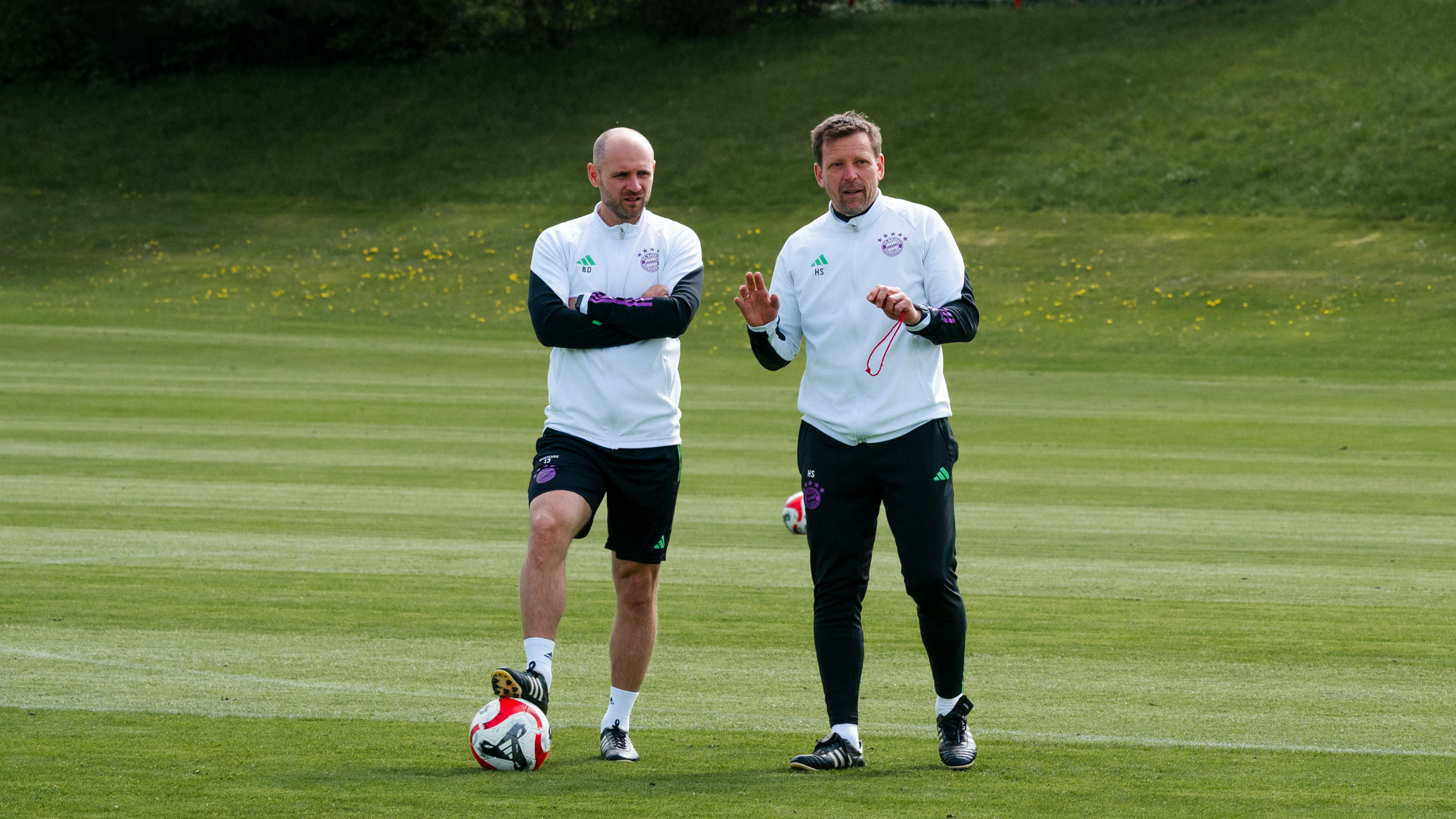 Holger Seitz im Training der FC Bayern Amateure.