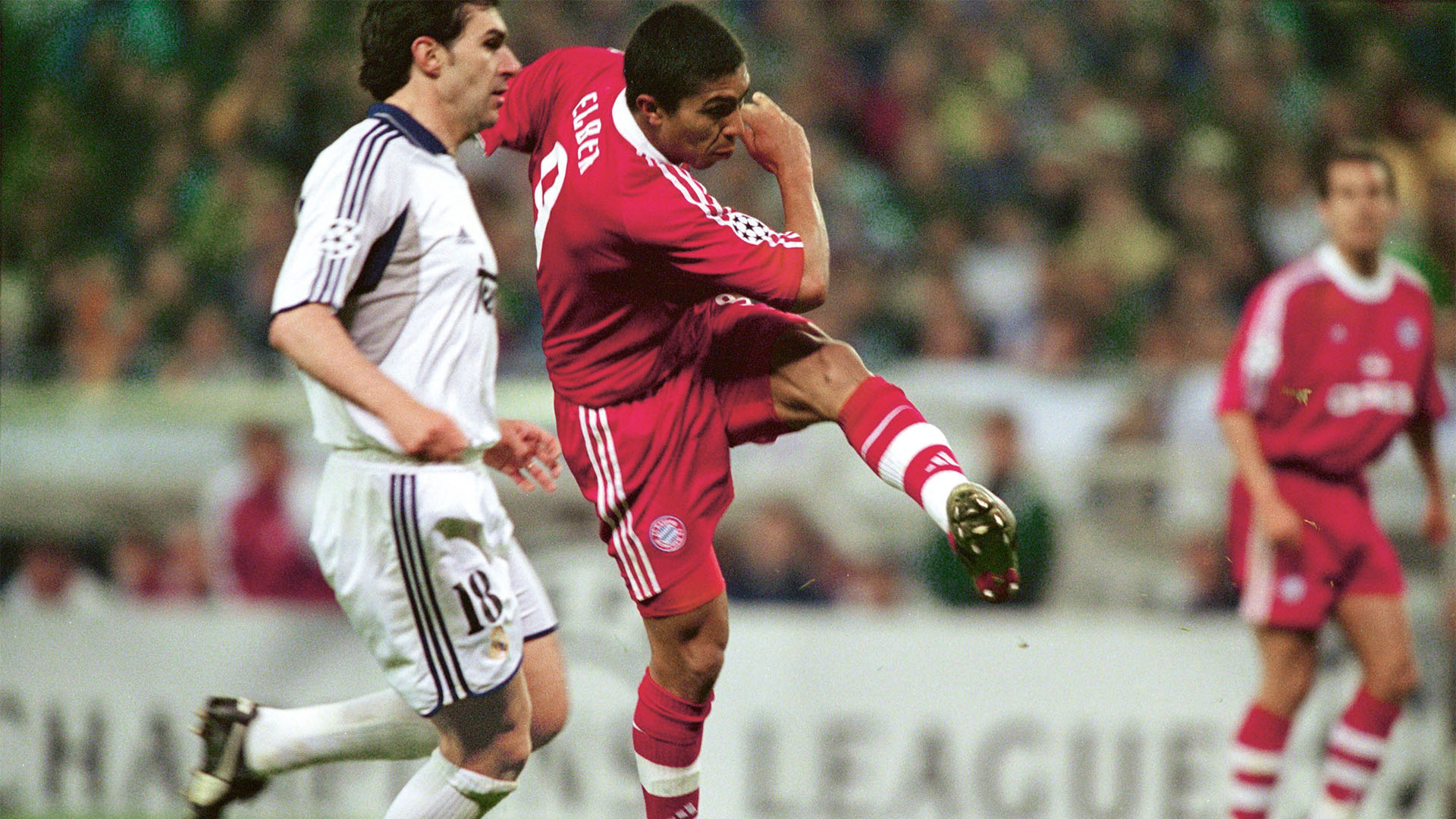 Mit seinem goldenen Tor im Mai 2001 machte Giovane Élber den bislang letzten Sieg der Bayern in Bernabéu perfekt.