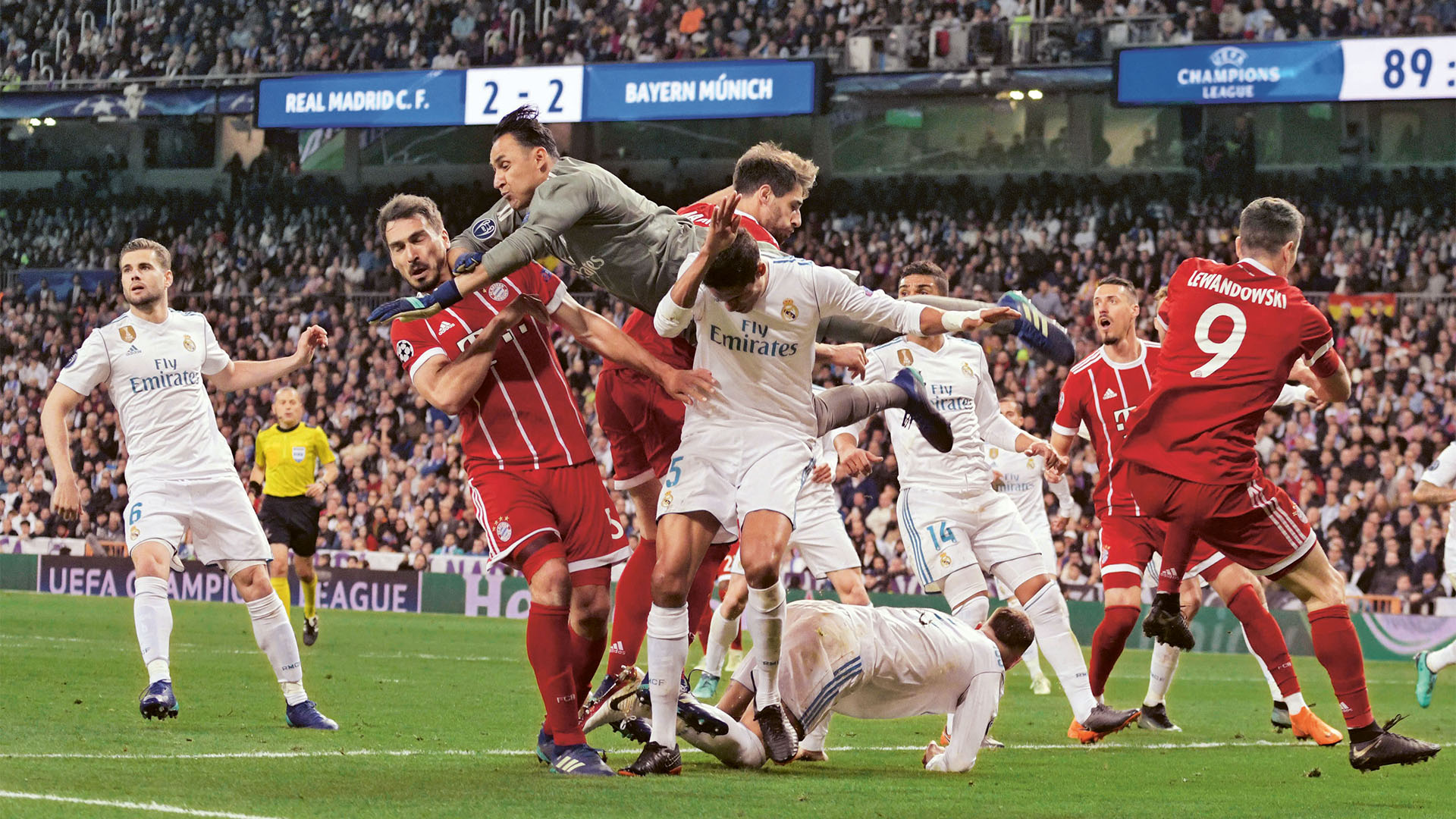 Bei ihrem bislang letzten Auftritt im Bernabeú lieferten die Bayern einen mitreißenden Fight.