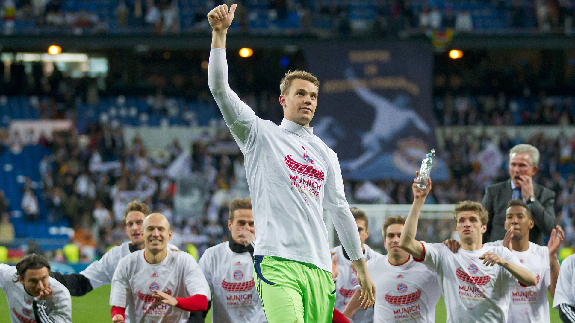 Der FC Bayern feierte 2012 im Bernabéu den Einzug ins Champions League-Finale.