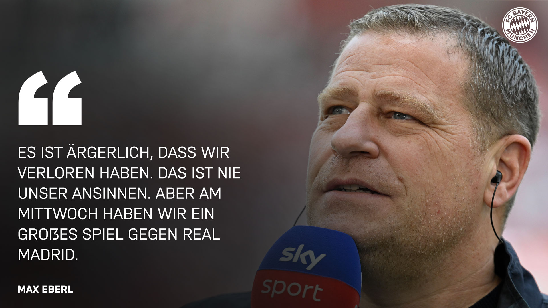 Max Eberl zum Bundesliga-Spiel beim VfB Stuttgart