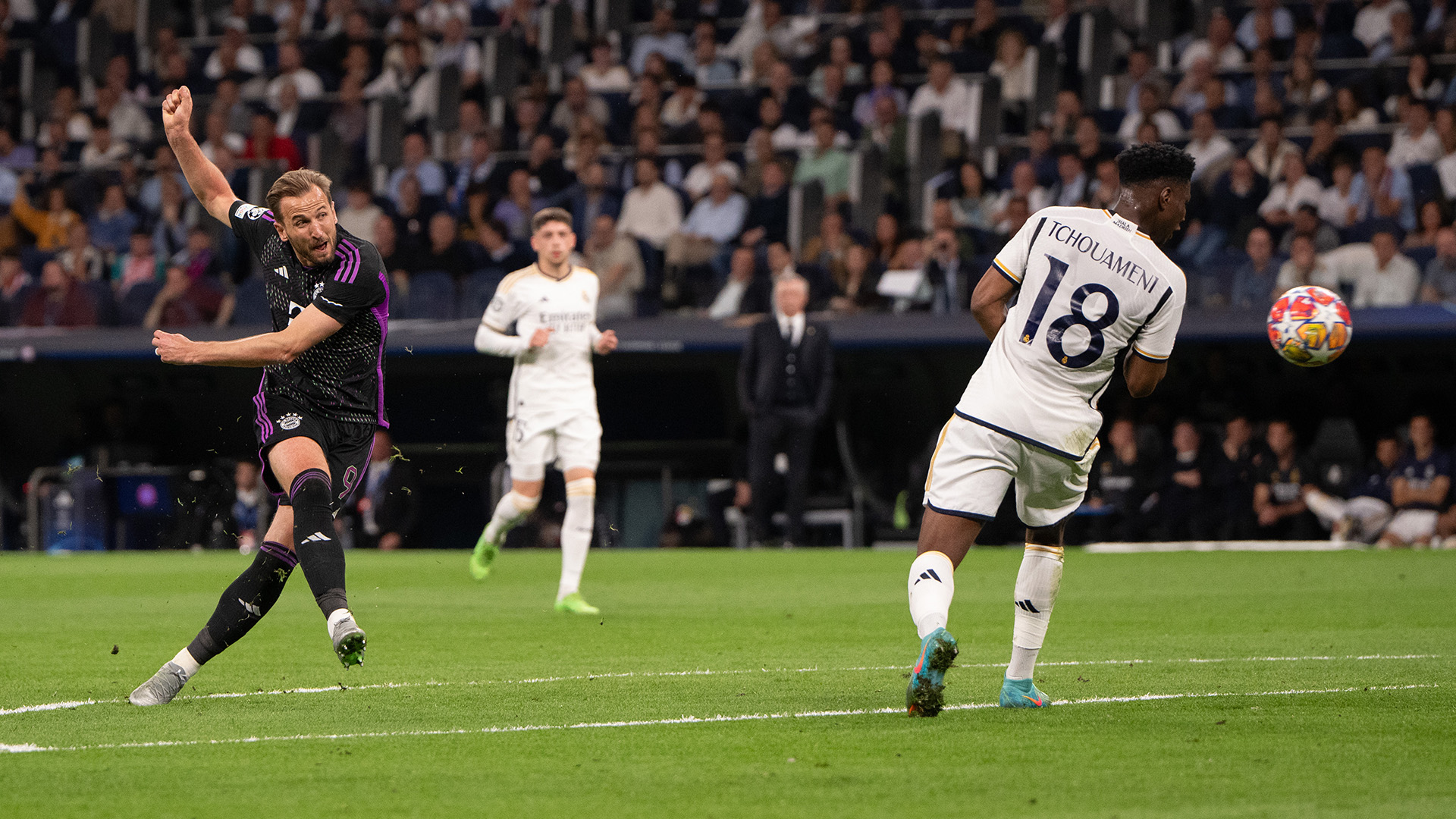 Szene aus dem Rückspiel im Champions League-Halbfinale des FC Bayern bei Real Madrid