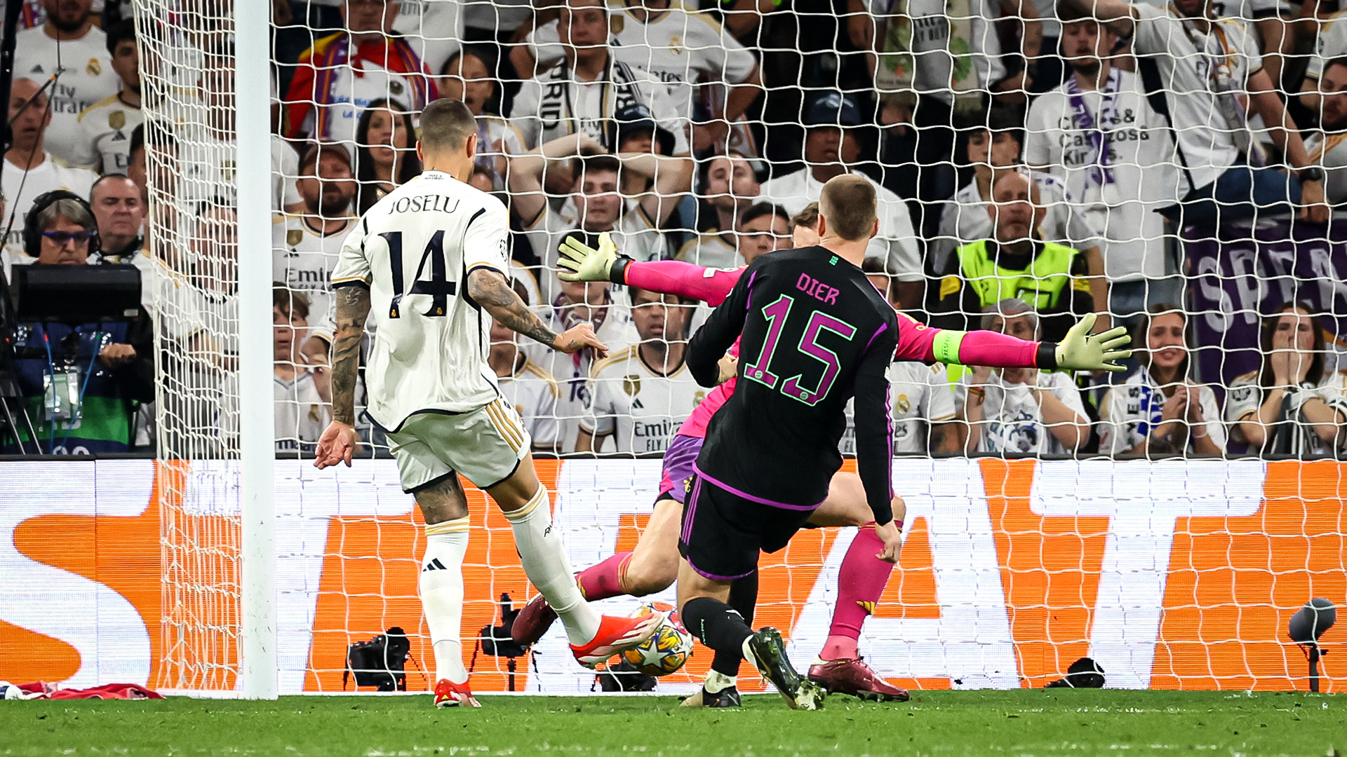 Szene aus dem Rückspiel im Champions League-Halbfinale des FC Bayern bei Real Madrid