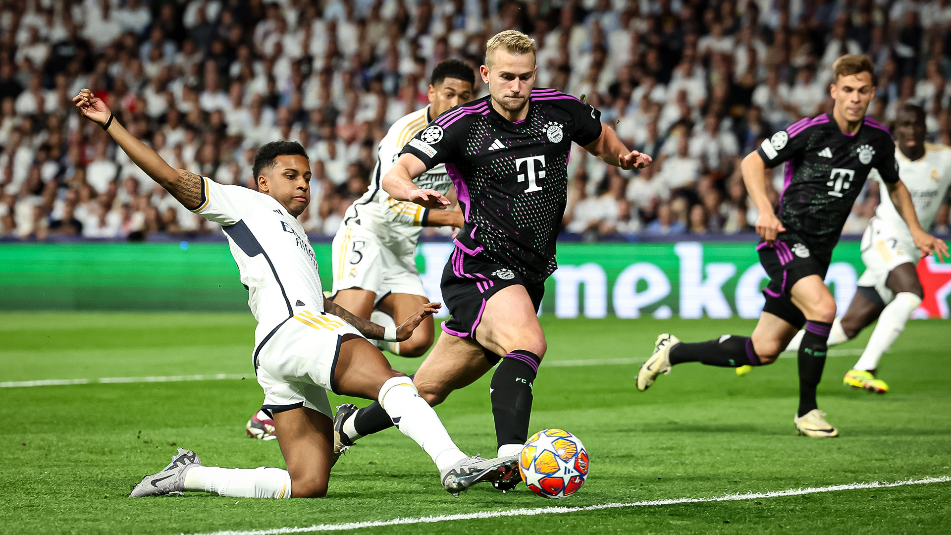 Szene aus dem Rückspiel im Champions League-Halbfinale des FC Bayern bei Real Madrid