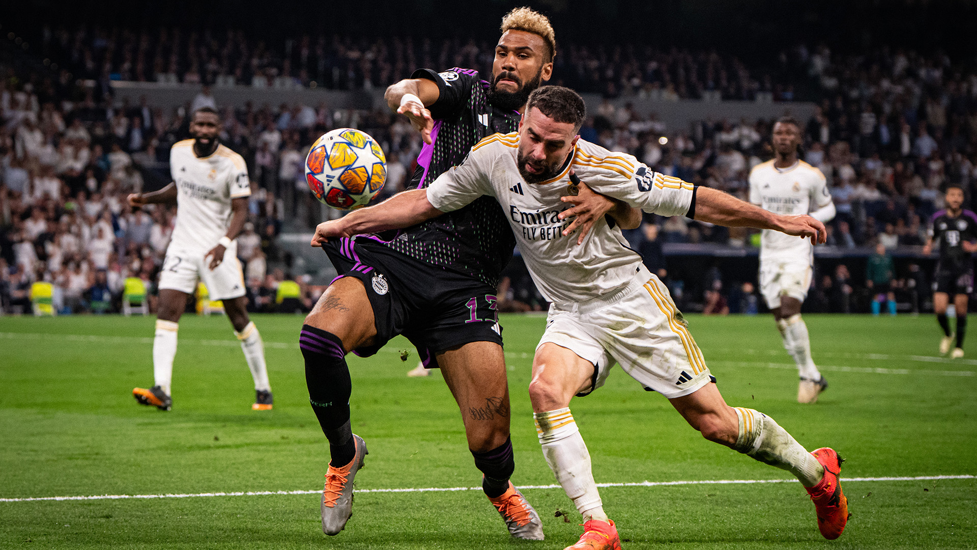 Szene der Partie Real Madrid - FC Bayern in der Champions League