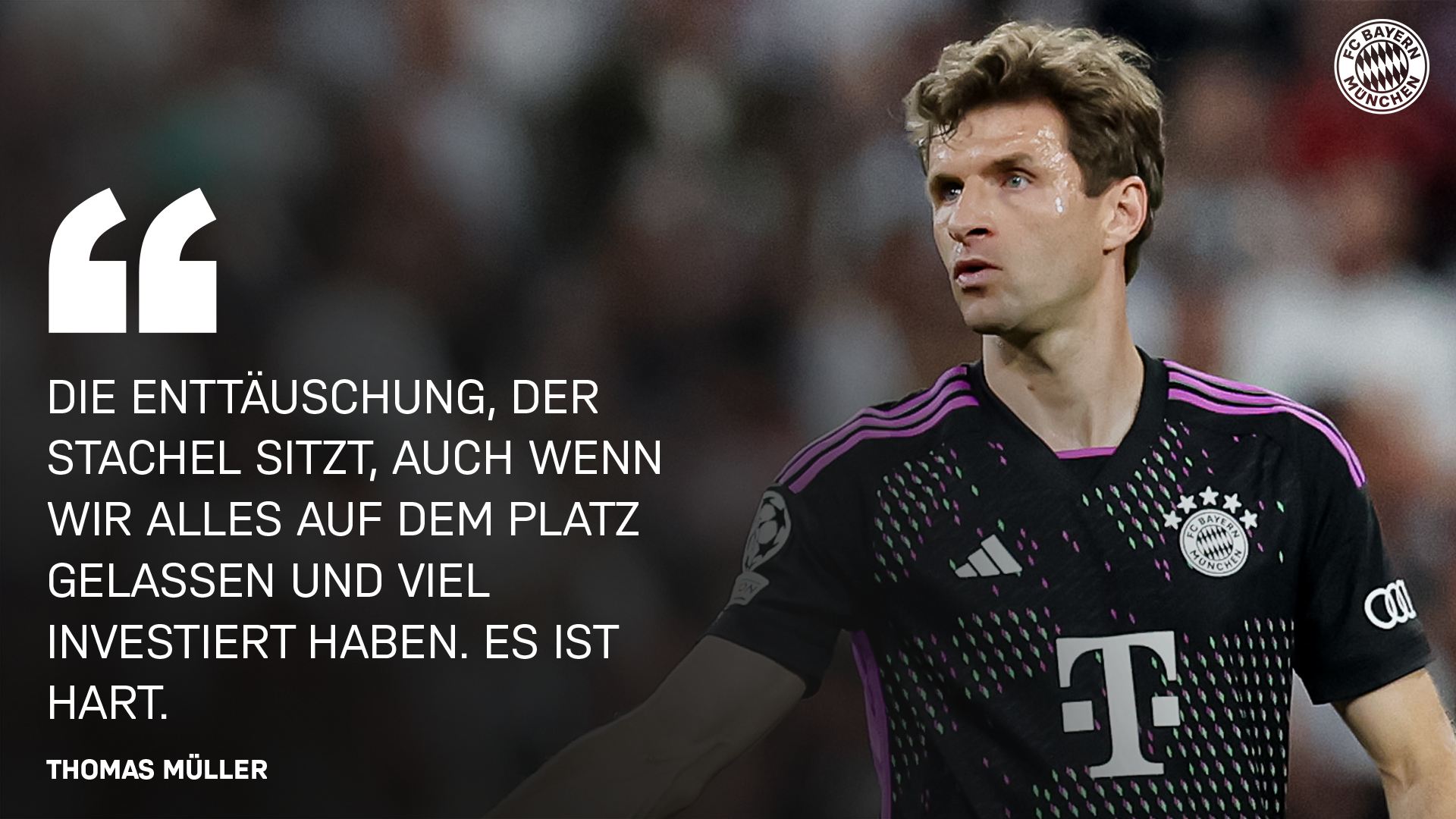 Thomas Müller zum Halbfinal-Rückspiel des FC Bayern bei Real Madrid in der Champions League