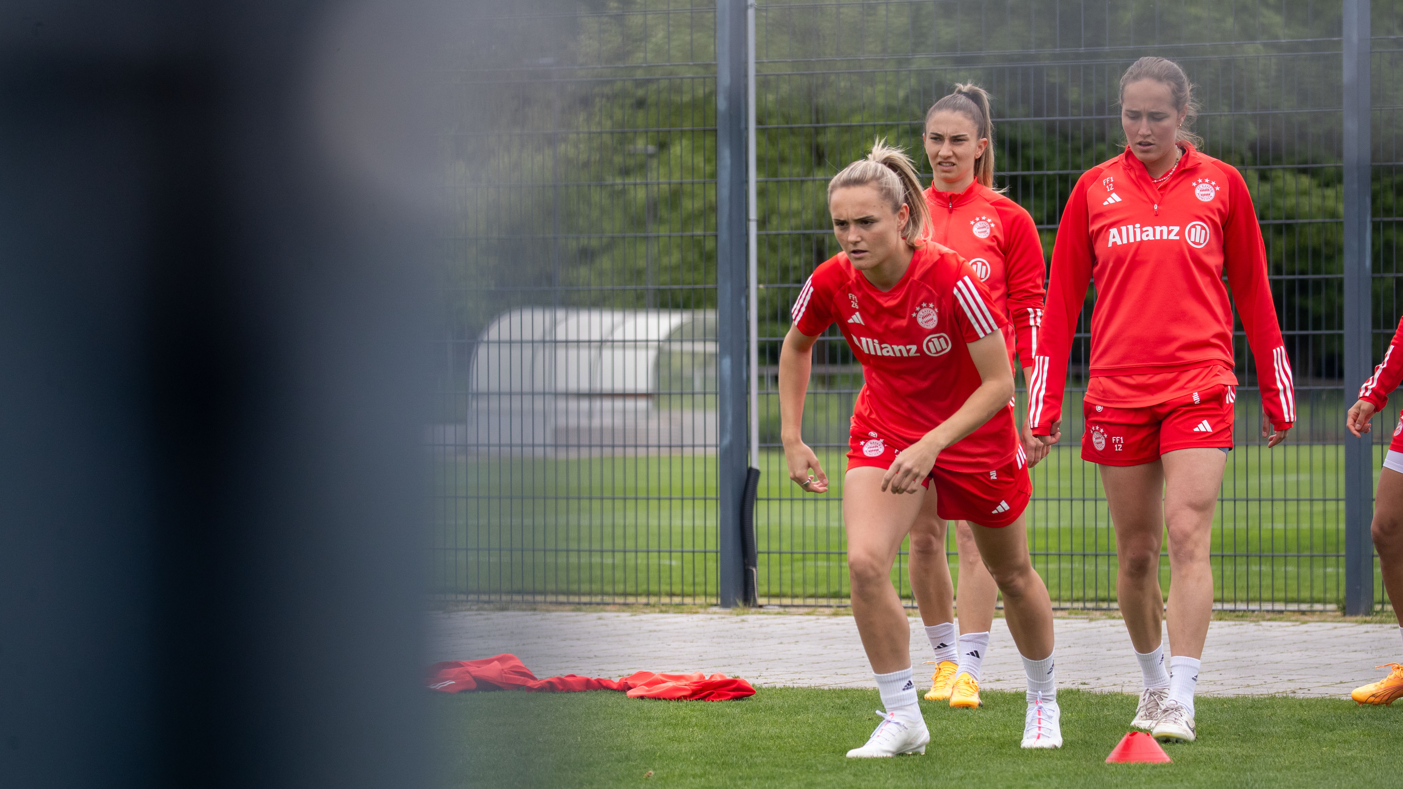 FCB-Spielerin Sam Kerr in der vorletzten Trainingswoche der Saison.