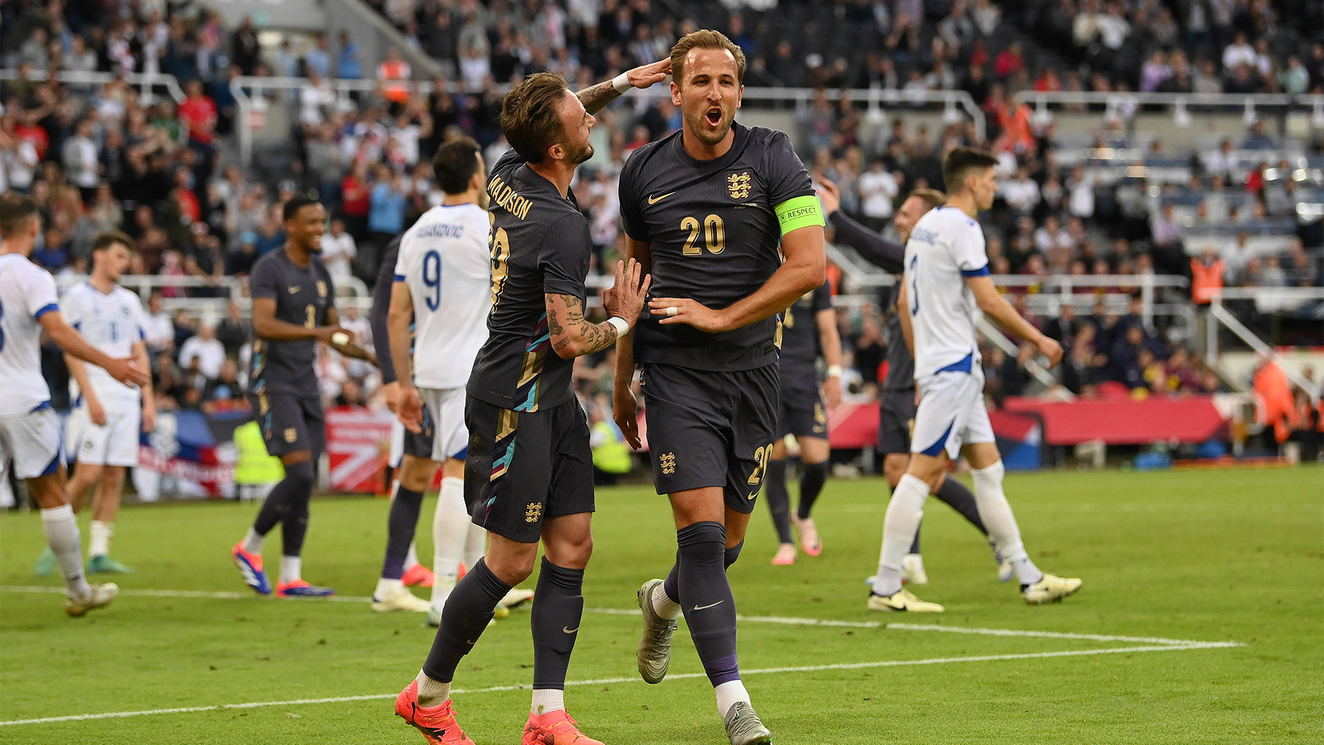 Harry Kane traf gegen Bosnien-Herzegowina zum 3:0-Endstand für England.