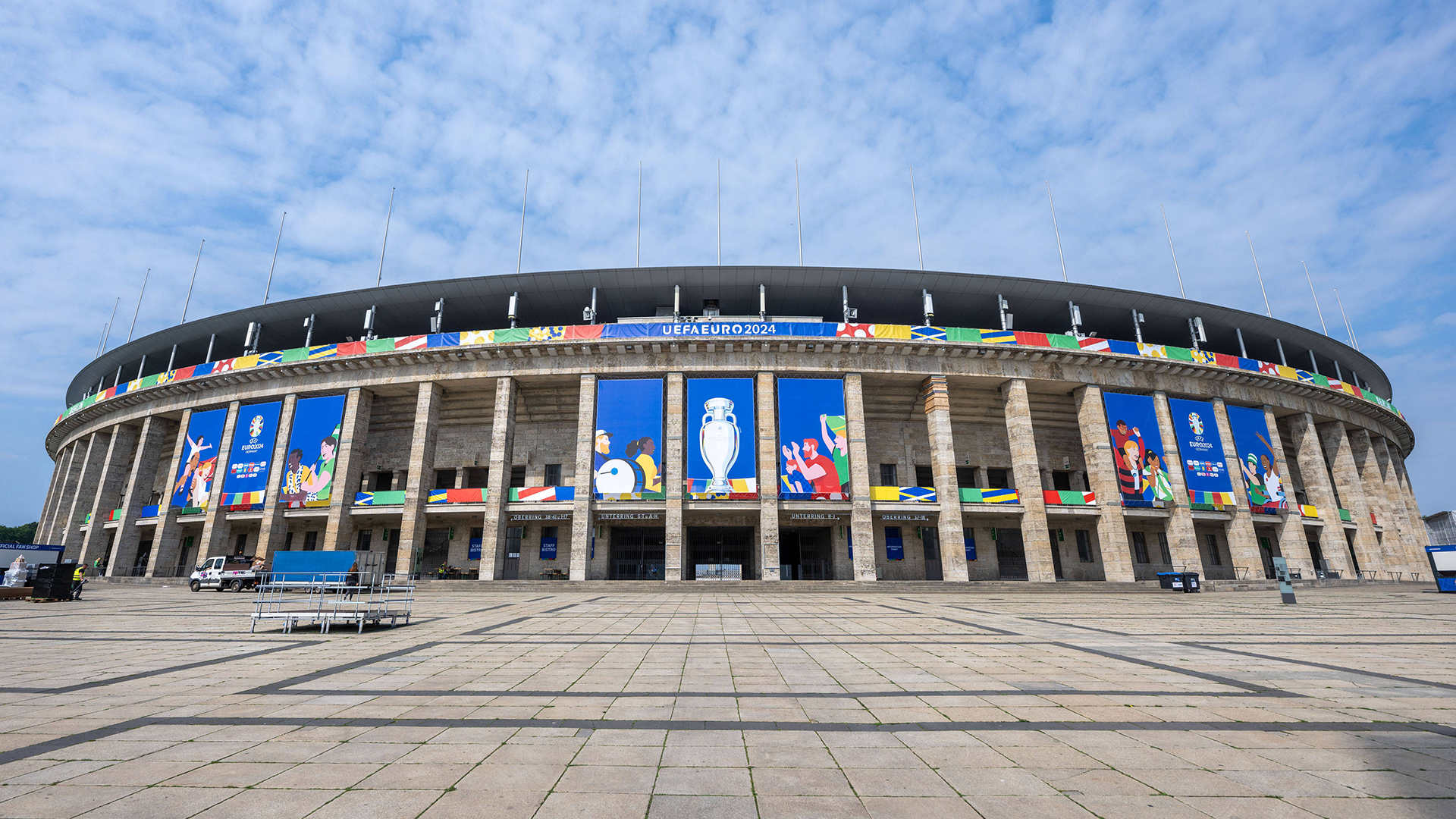 Das Finale der EURO 2024 findet im Olympiastadion in Berlin statt.