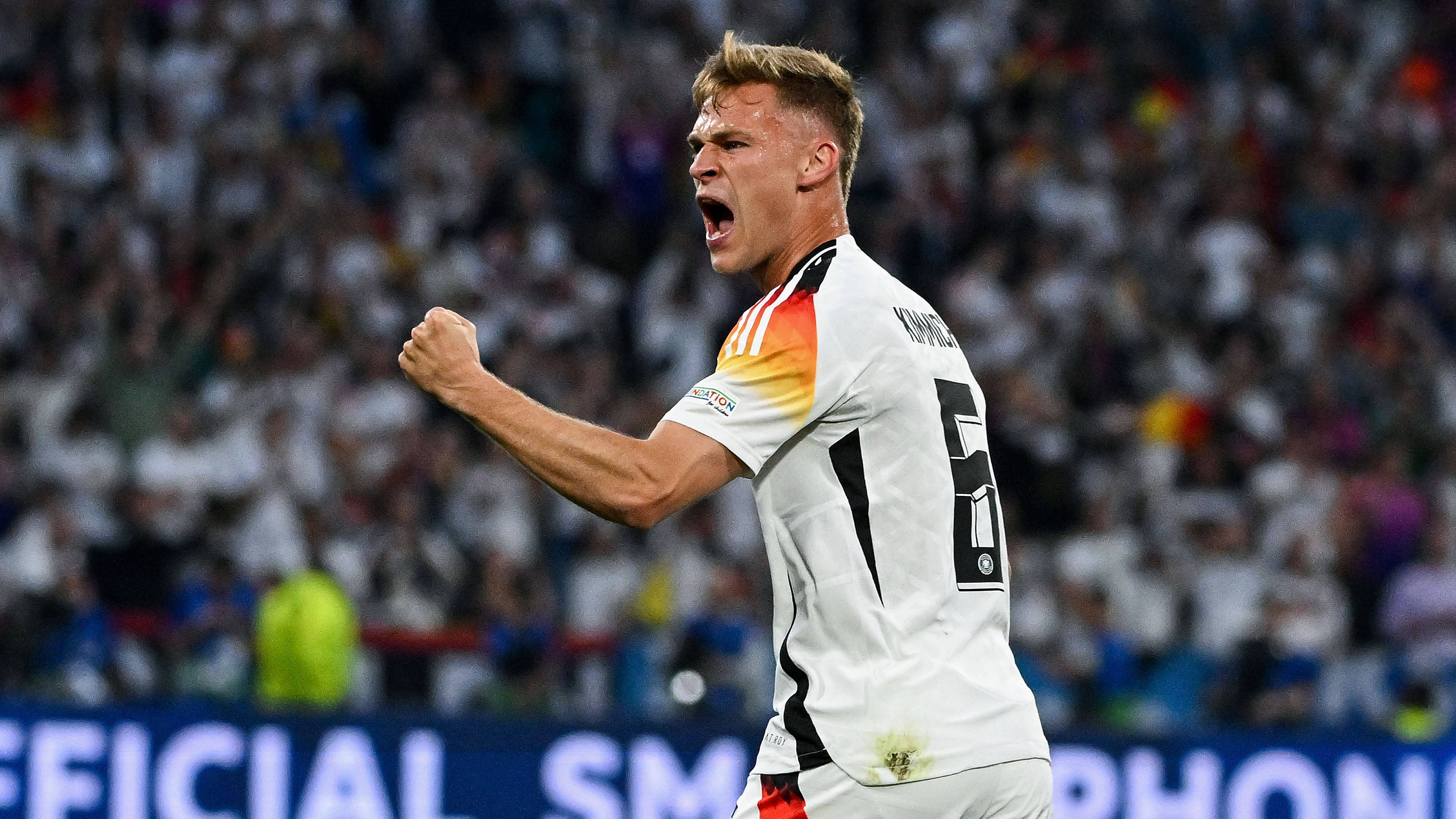 Joshua Kimmich beim Spiel zwischen Deutschland und Schottland