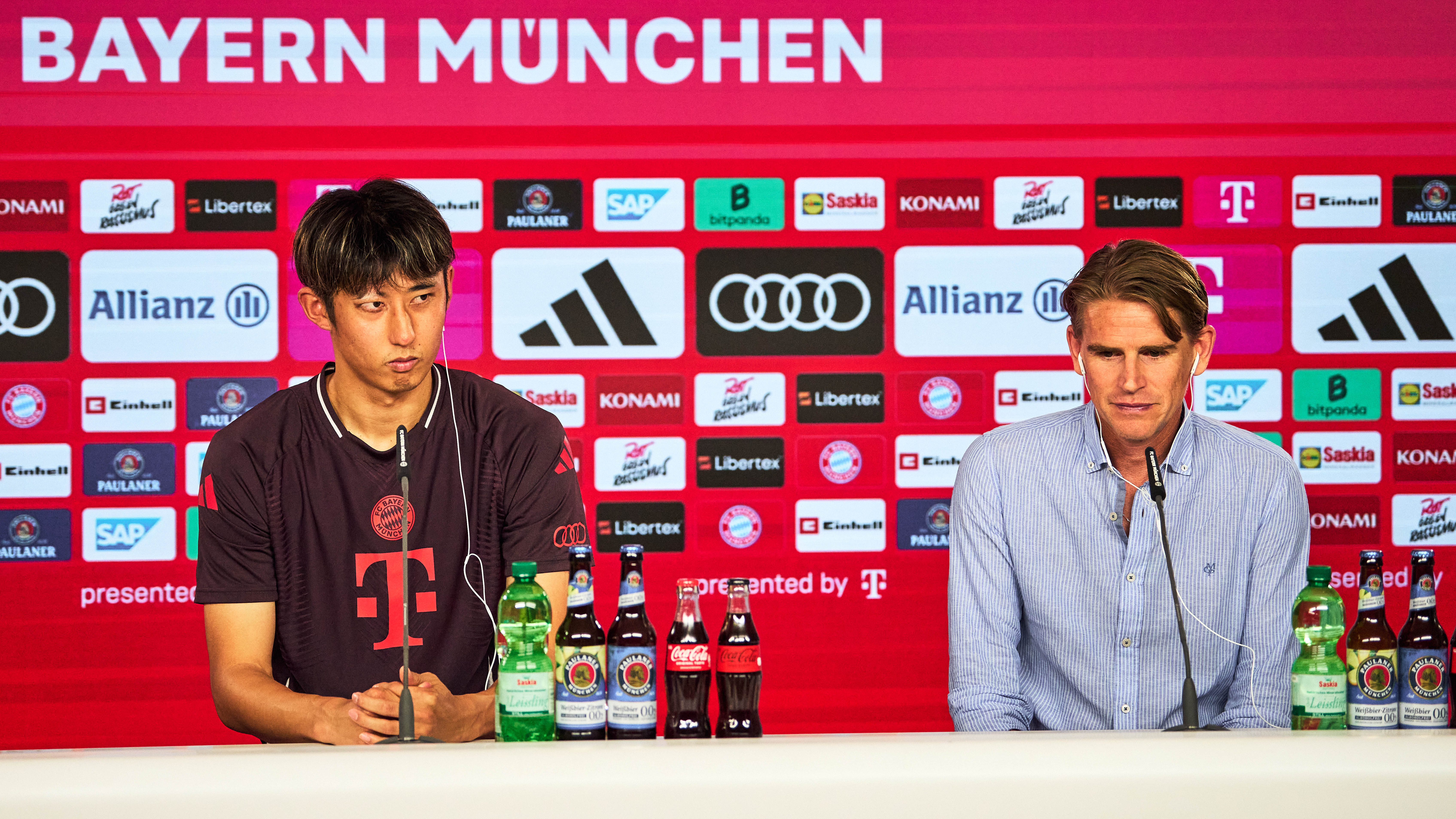 Hiroki Ito at his Bayern unveiling