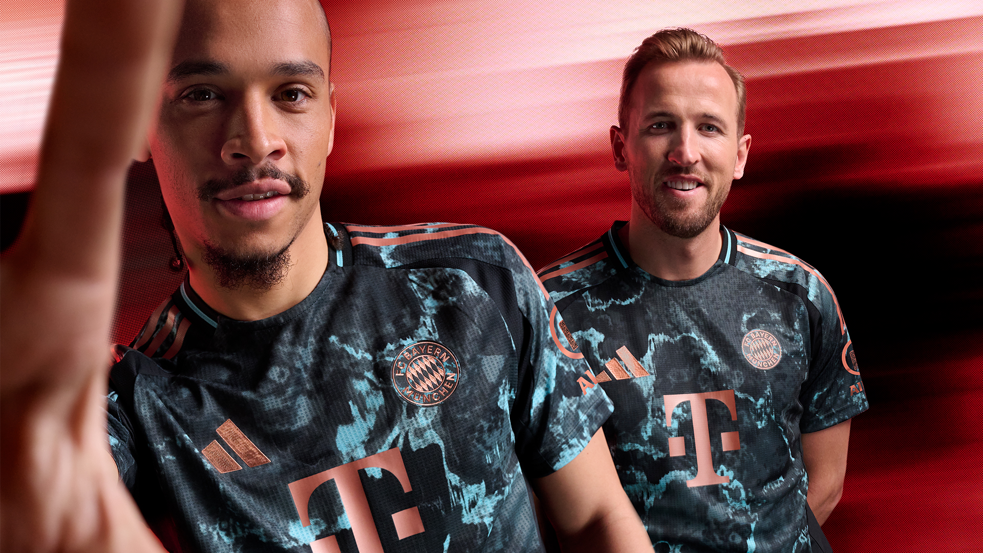 Leroy Sané Harry Kane segunda equipación 2024-2025 FC Bayern