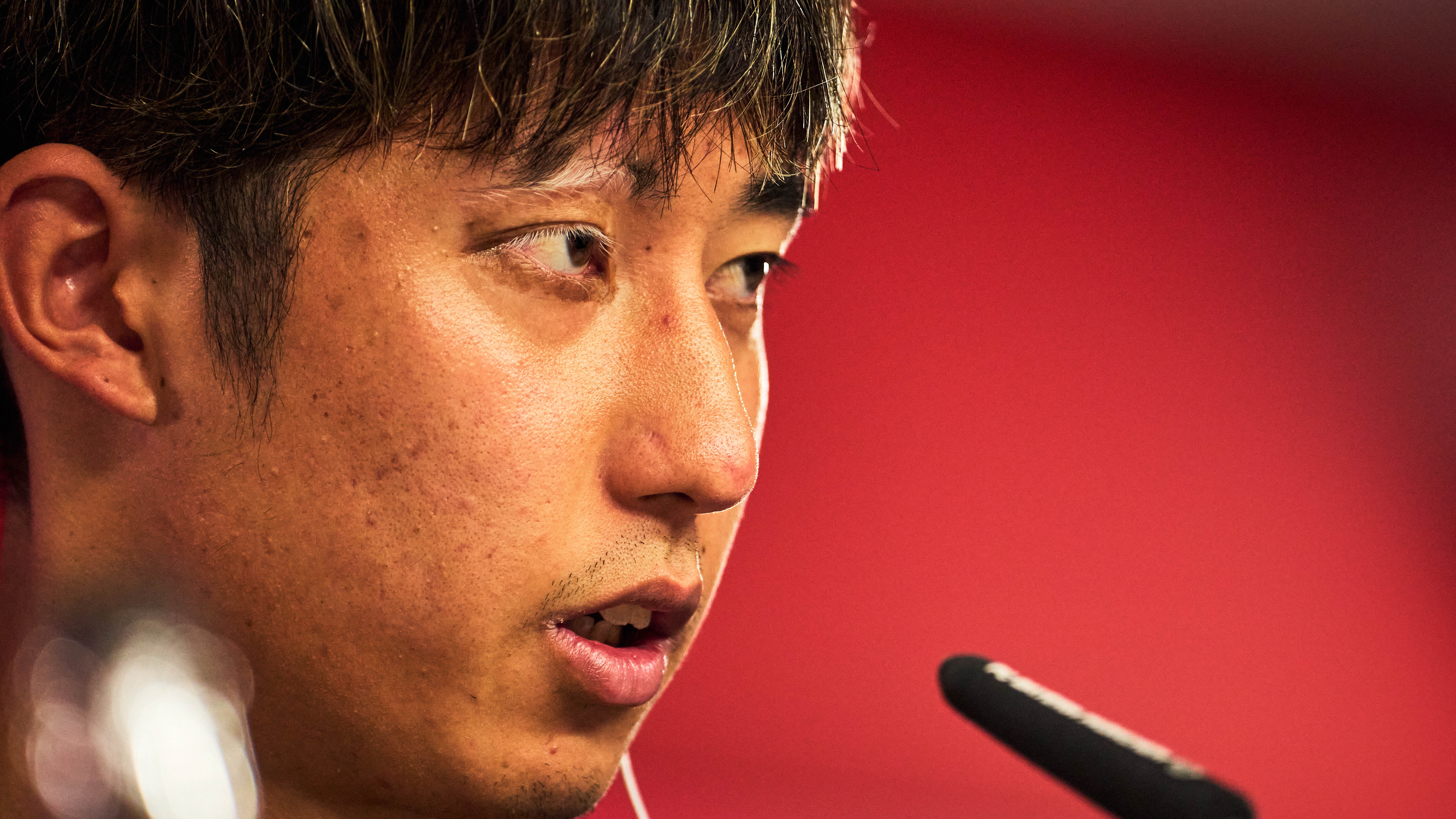 Hiroki Ito at his Bayern unveiling