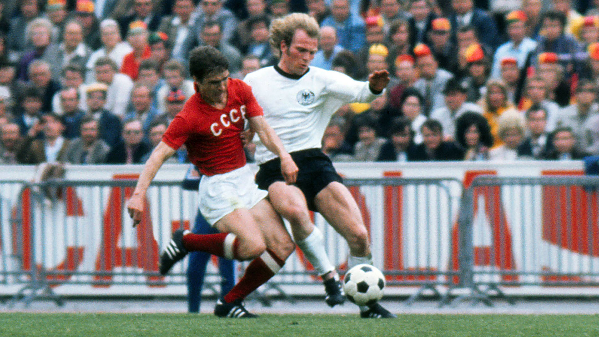 Uli Hoeneß at Euro 1972.