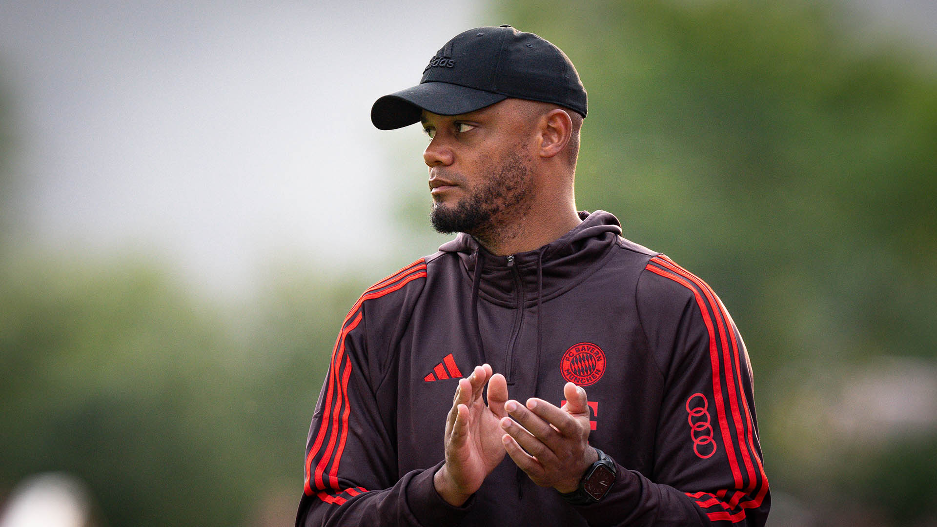 VIncent Kompany during FC Bayern's friendly at FC Rottach Egern.