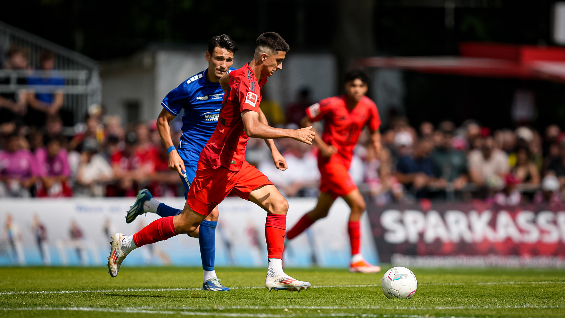 Scene from the friendly 1. FC Düren vs. FC Bayern