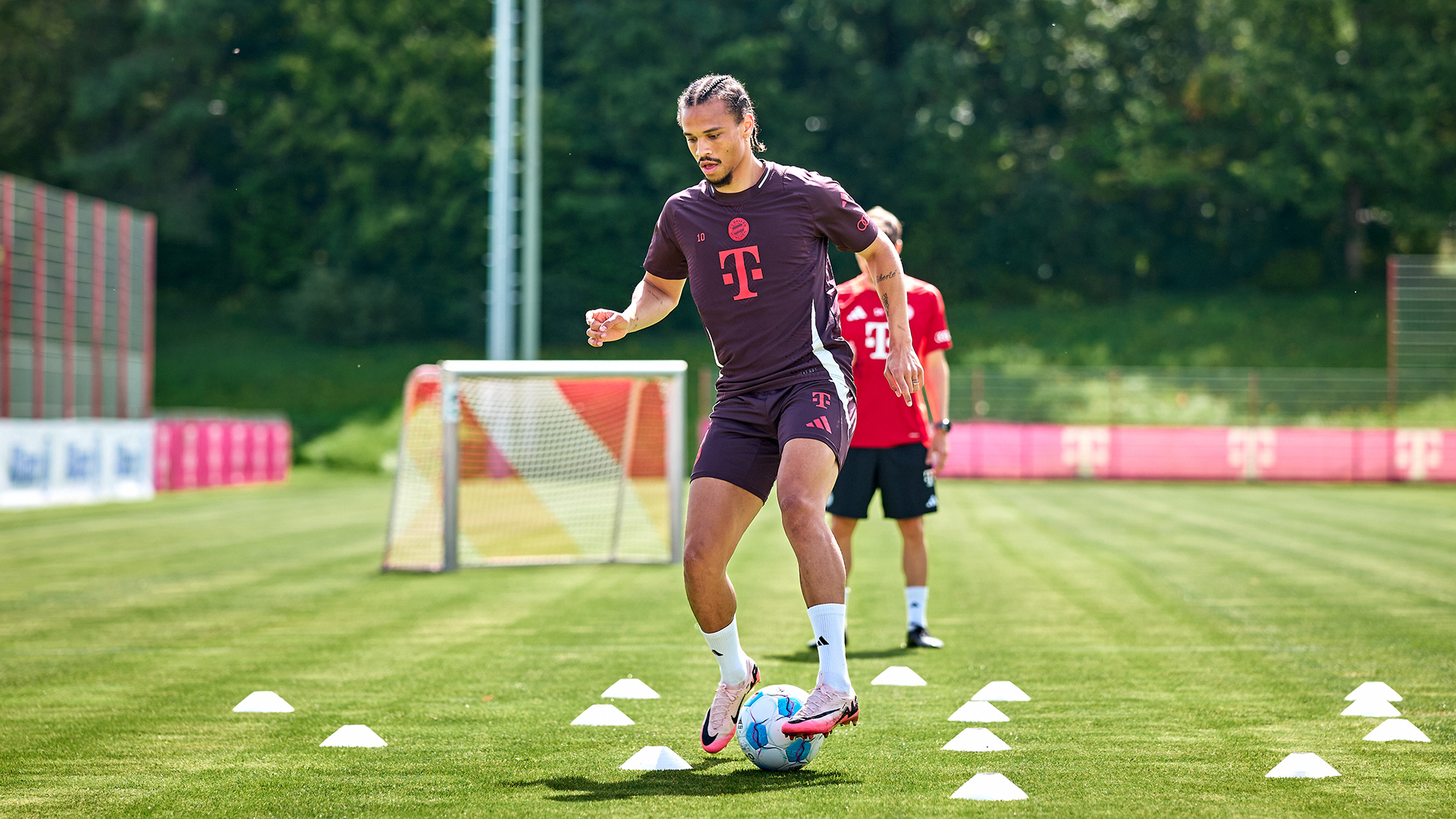 Leroy Sané im Training des FC Bayern