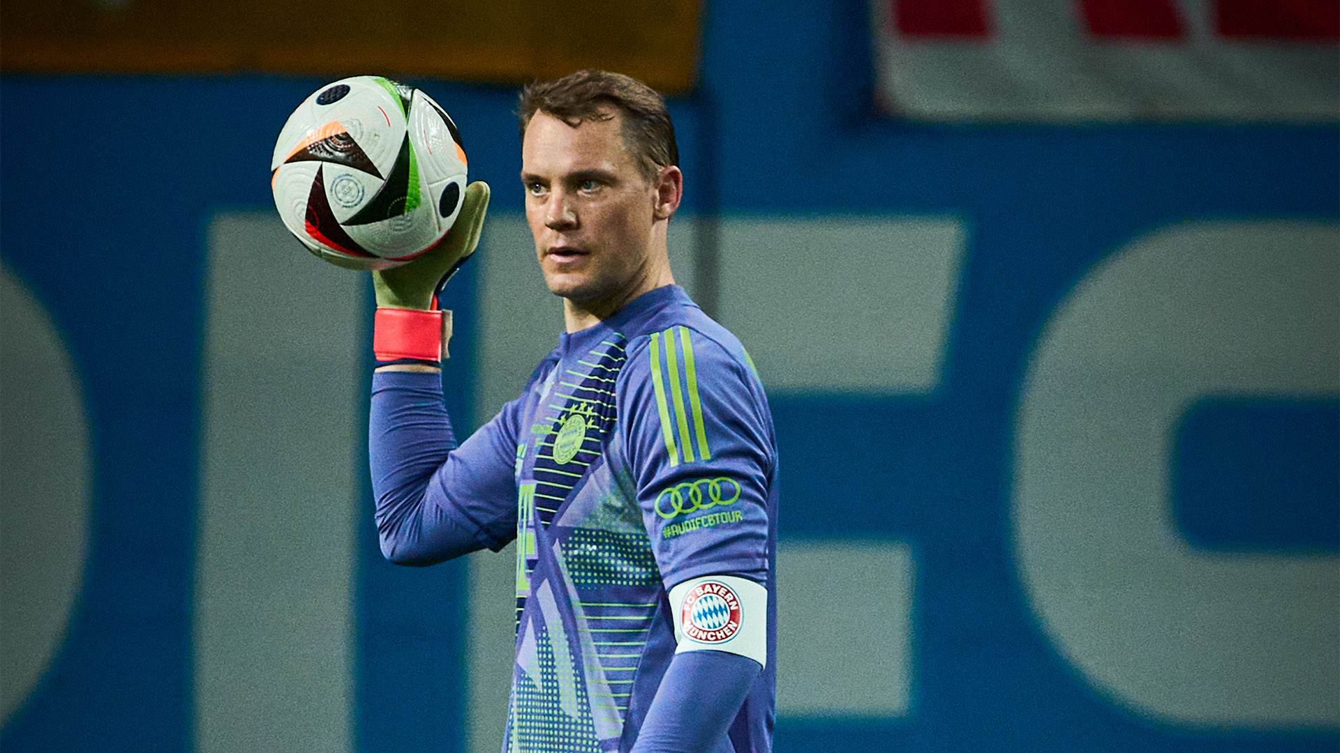 Manuel Neuer in the match against Tottenham Hotspur