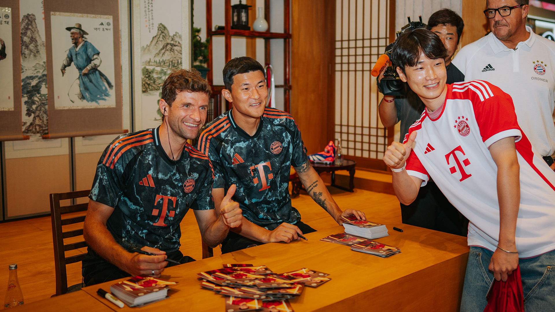 Thomas Müller, Minjae Kim, FC Bayern Audi Summer Tour 2024, Korea