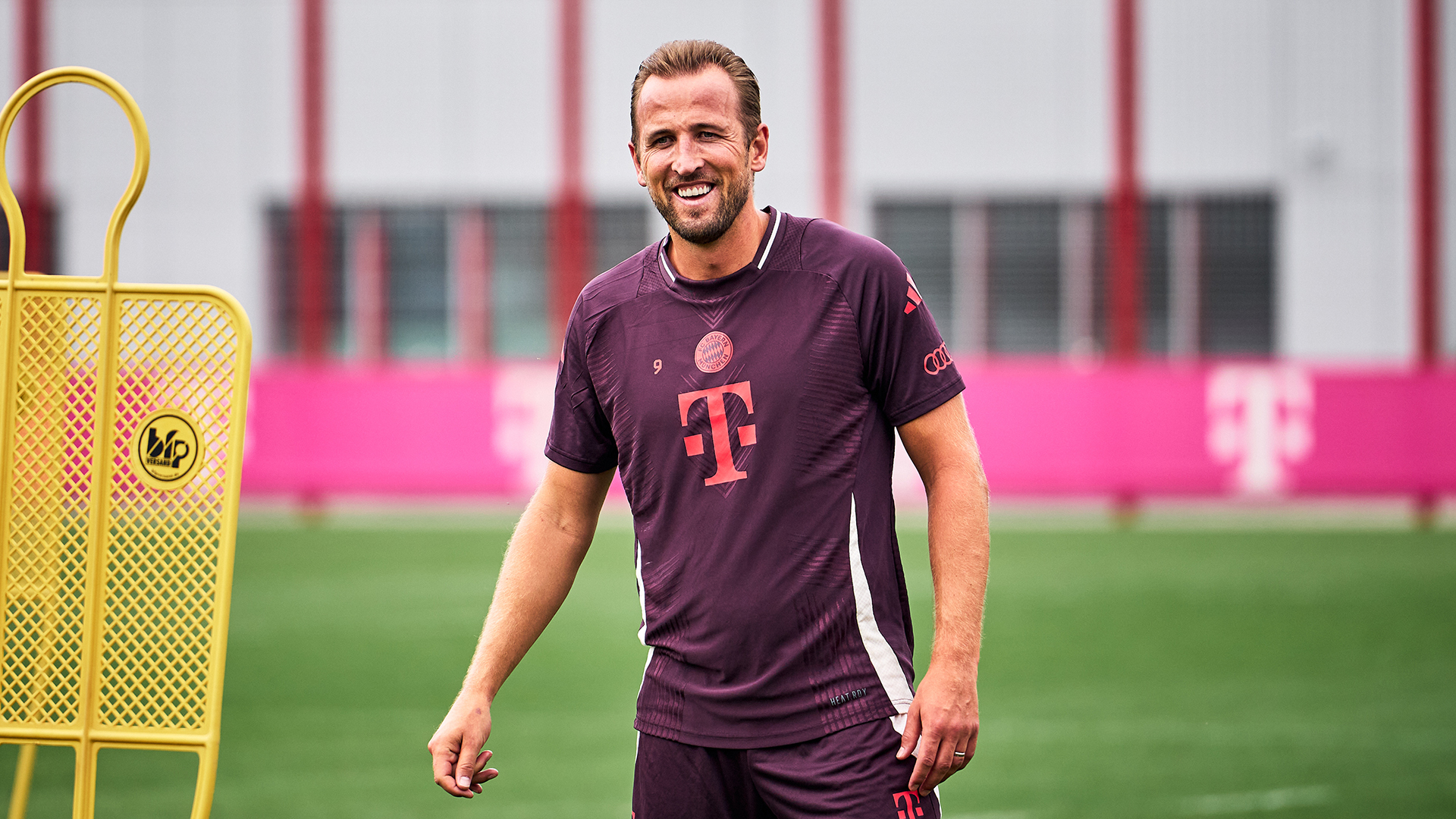 Harry Kane entrenando con el FC Bayern