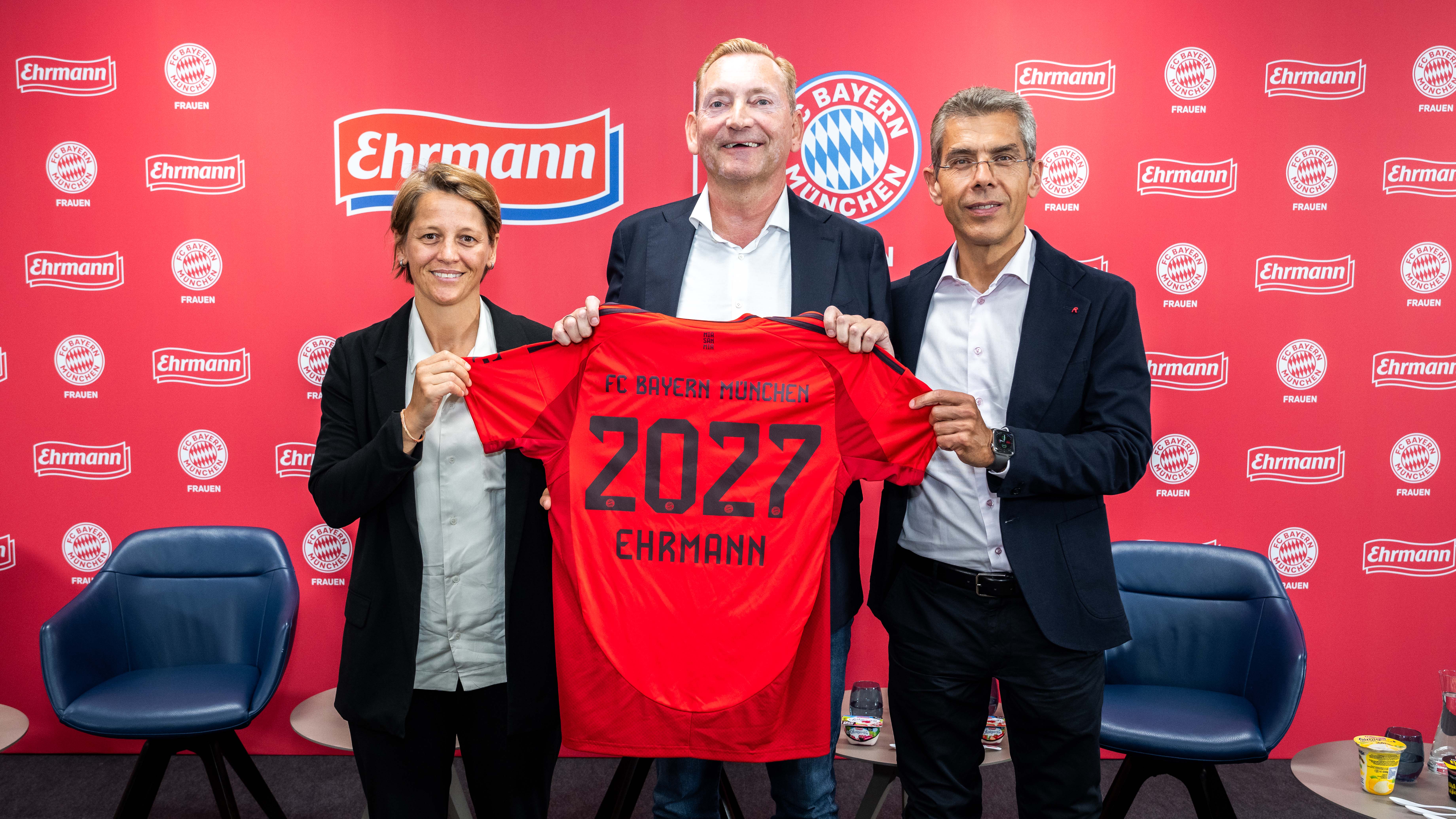 FC Bayern und Ehrmann schließen Partnerschaft