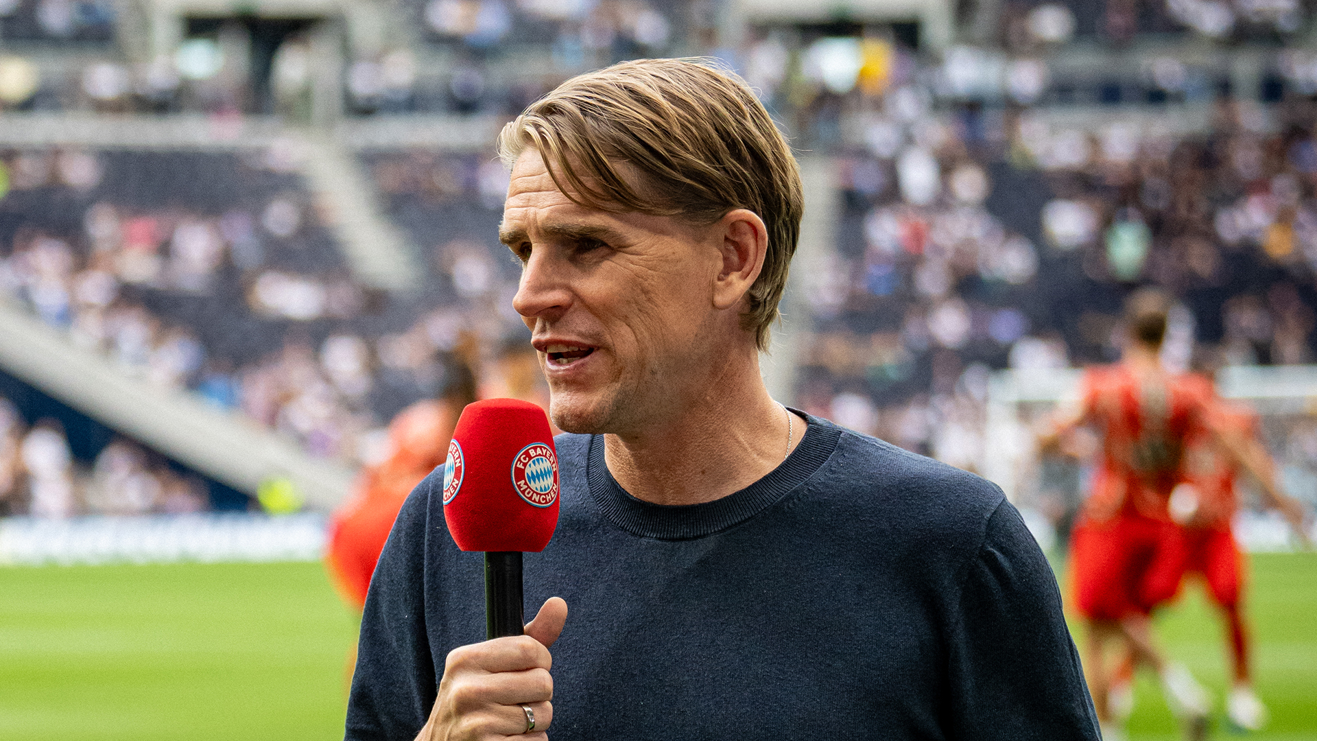 Christoph Freund, Interview before Tottenham Hotspur vs. FC Bayern friendly