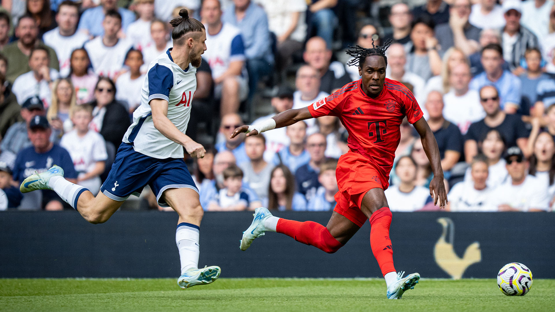 Escenas del partido amistoso entre el Tottenham Hotspur y el FC Bayern