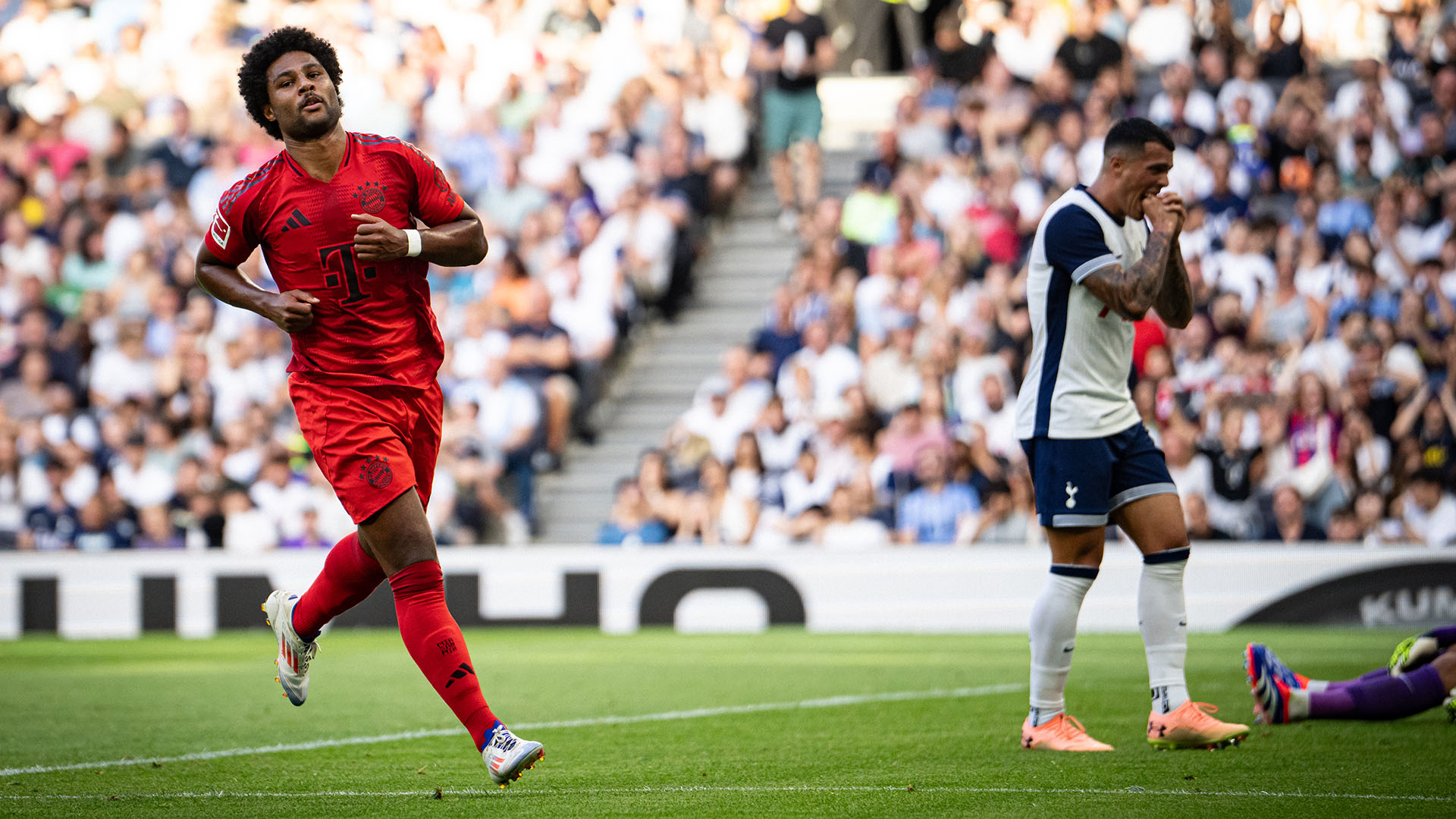 Spielszene aus dem Testspiel Tottenham Hotspur vs. FC Bayern