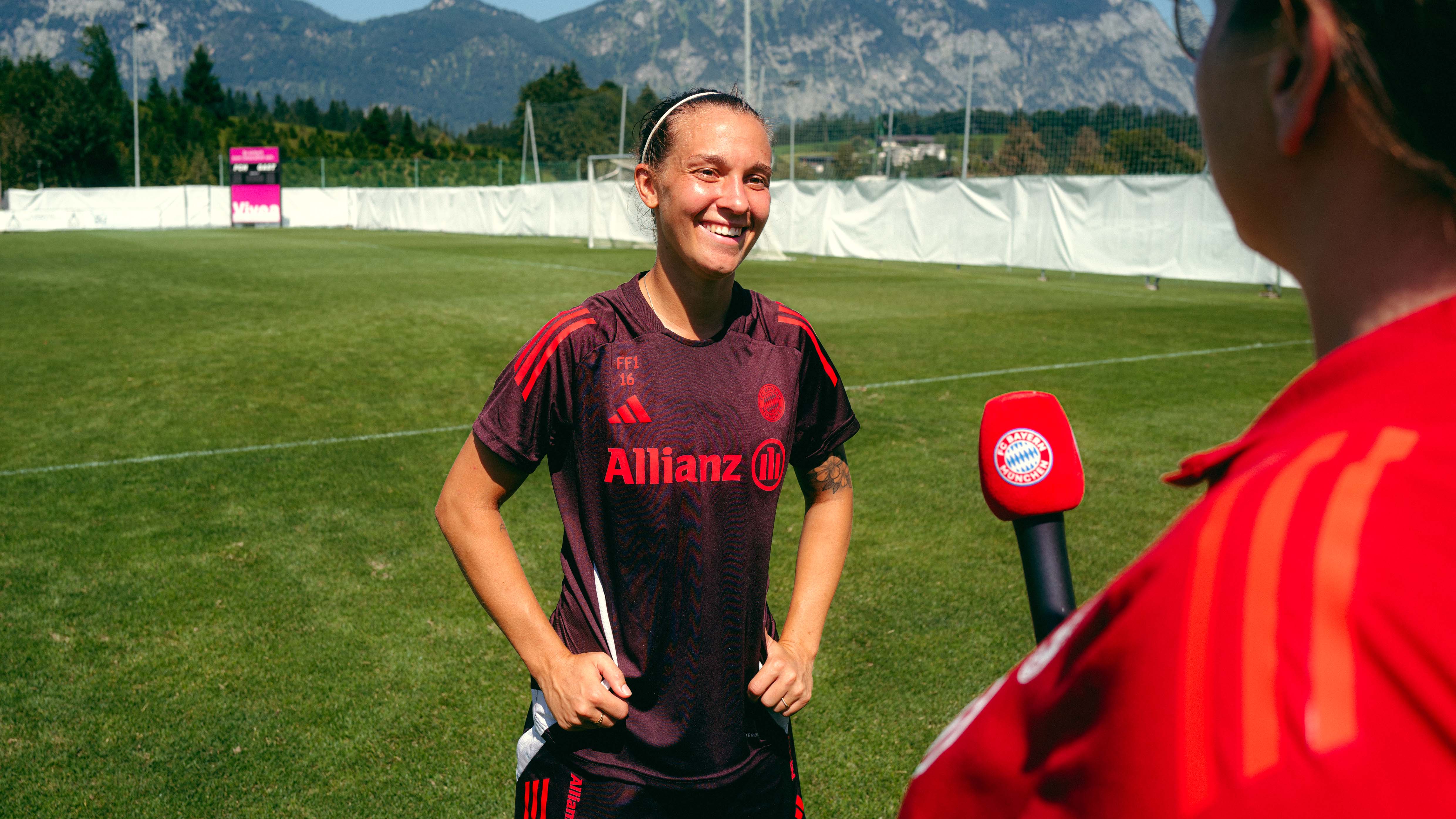 Neuzugang der FC Bayern Frauen Julia Zigiotti im Trainingslager