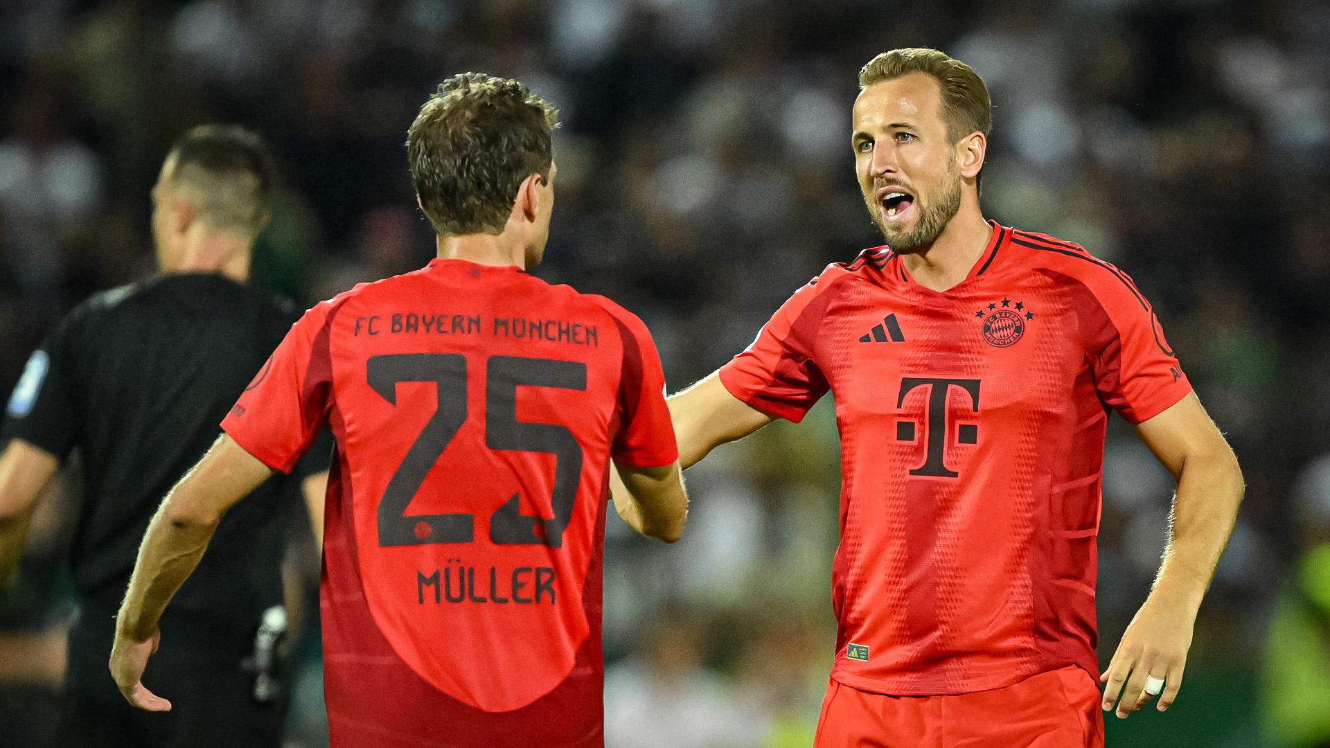 Thomas Müller und Harry Kane trafen beim Sieg gegen den SSV Ulm in der ersten Runde des DFB-Pokals.