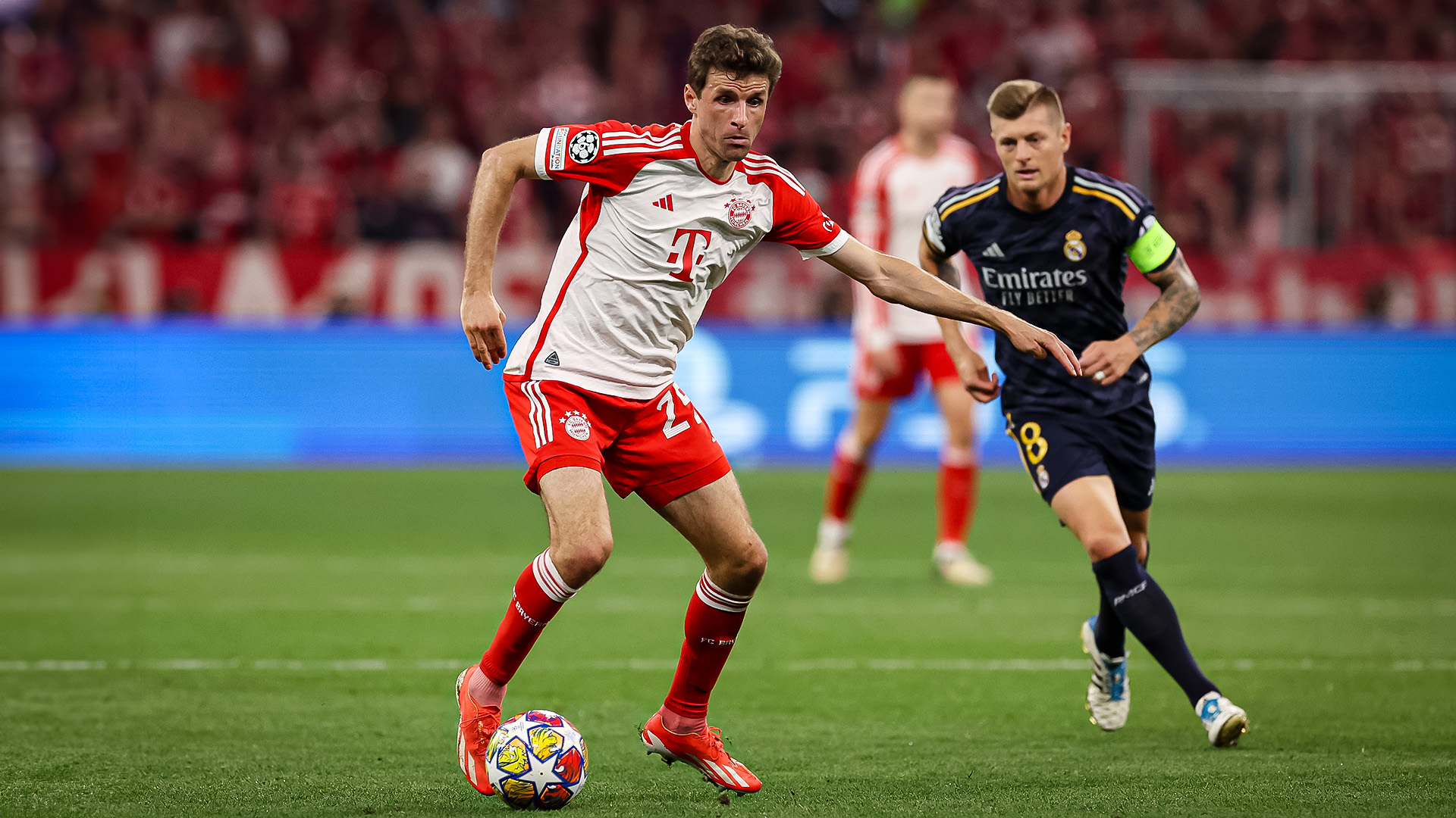 Thomas Müller in the Champions League semi-final against Real Madrid