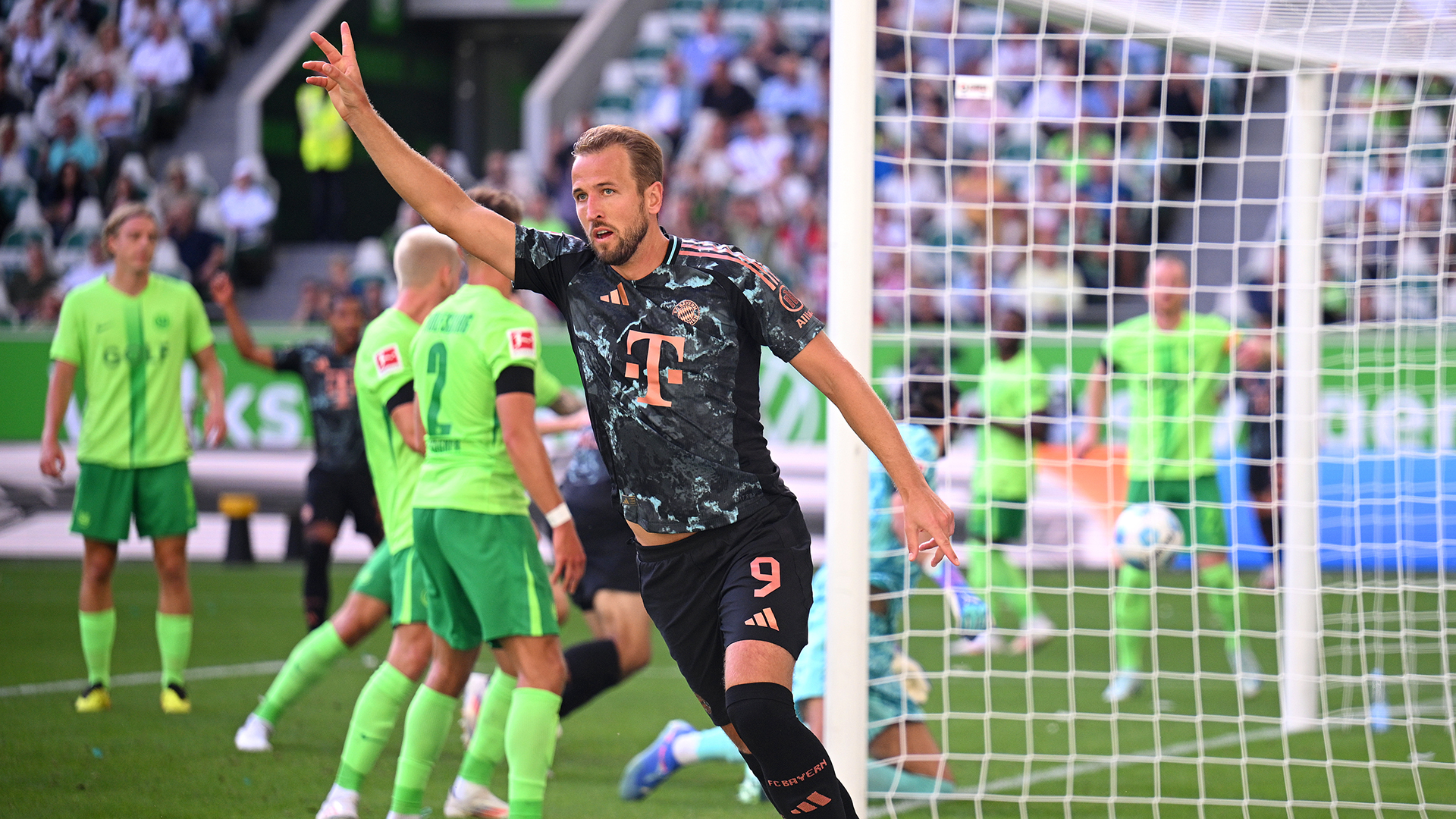 Jugada partido Bundesliga VfL Wolfsburg vs. FC Bayern